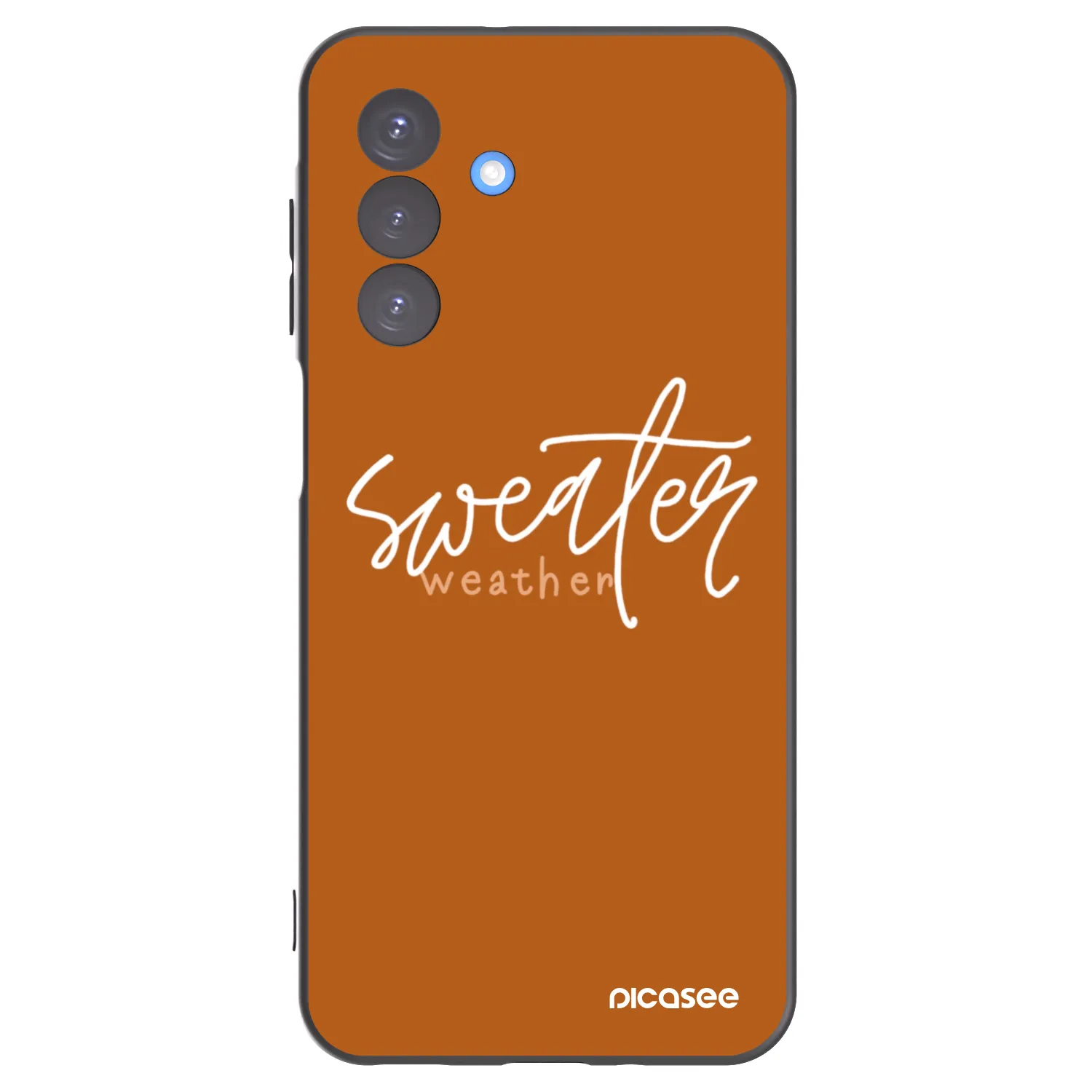 Picasee silikónový čierny obal pre Samsung Galaxy A17 5G - Sweater weather