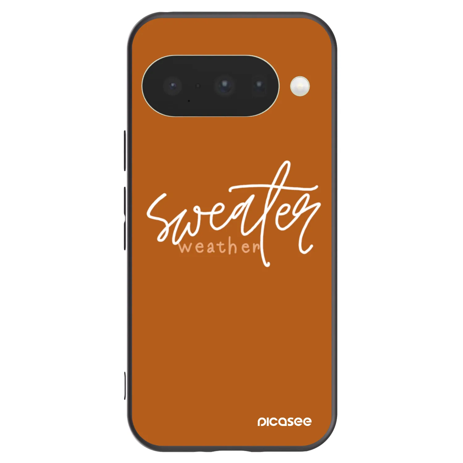 Picasee silikónový čierny obal pre Google Pixel 10 - Sweater weather