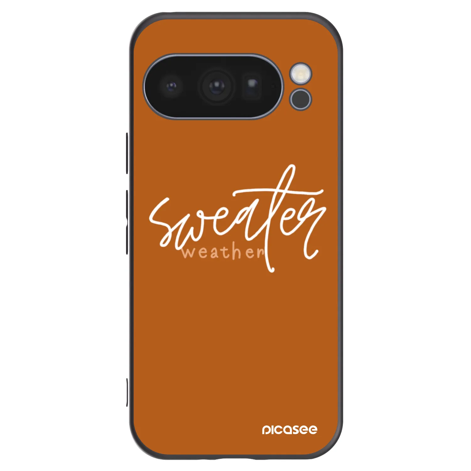 Picasee silikónový čierny obal pre Google Pixel 10 Pro - Sweater weather