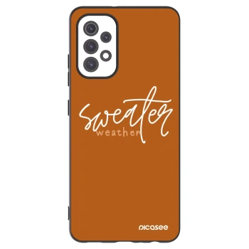 Picasee silikónový čierny obal pre Samsung Galaxy A32 5G A326B - Sweater weather
