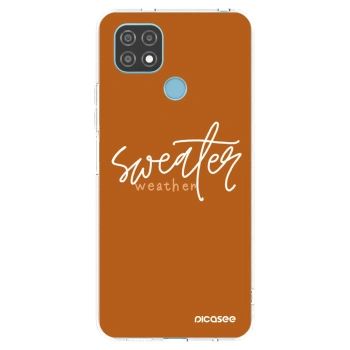 Picasee silikónový prehľadný obal pre Realme C21 - Sweater weather