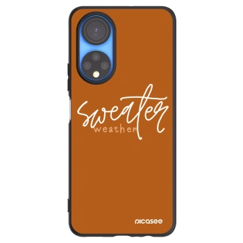 Picasee silikónový čierny obal pre Honor X7 - Sweater weather