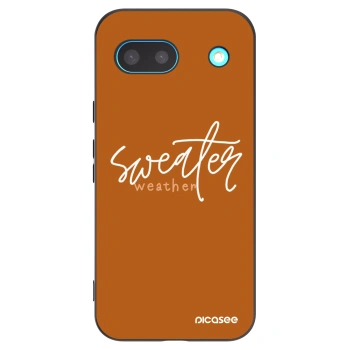 Picasee silikónový čierny obal pre Google Pixel 8 - Sweater weather