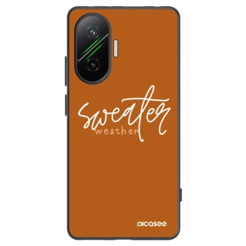 Picasee silikónový čierny obal pre Xiaomi Poco F7 Pro 5G - Sweater weather