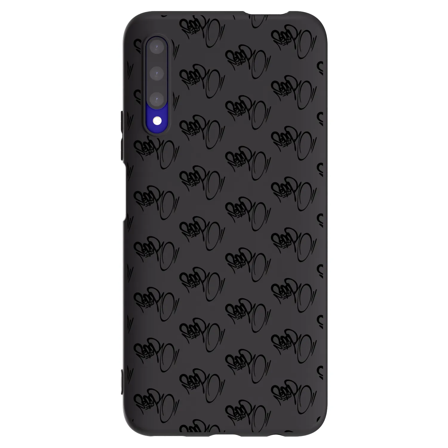 Picasee silikónový čierny obal pre Honor 9X Pro - Separ - Black On Black 1