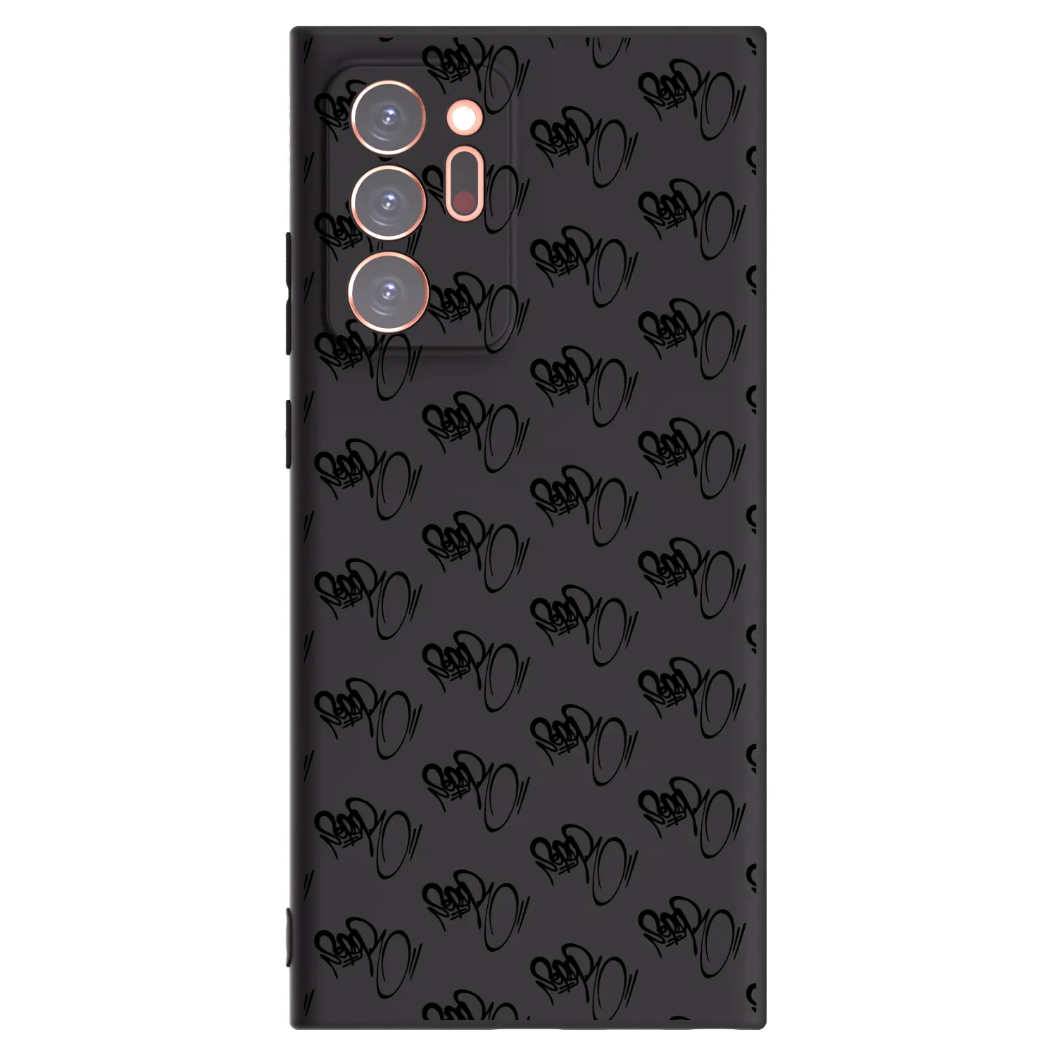 Picasee silikónový čierny obal pre Samsung Galaxy Note 20 Ultra - Separ - Black On Black 1
