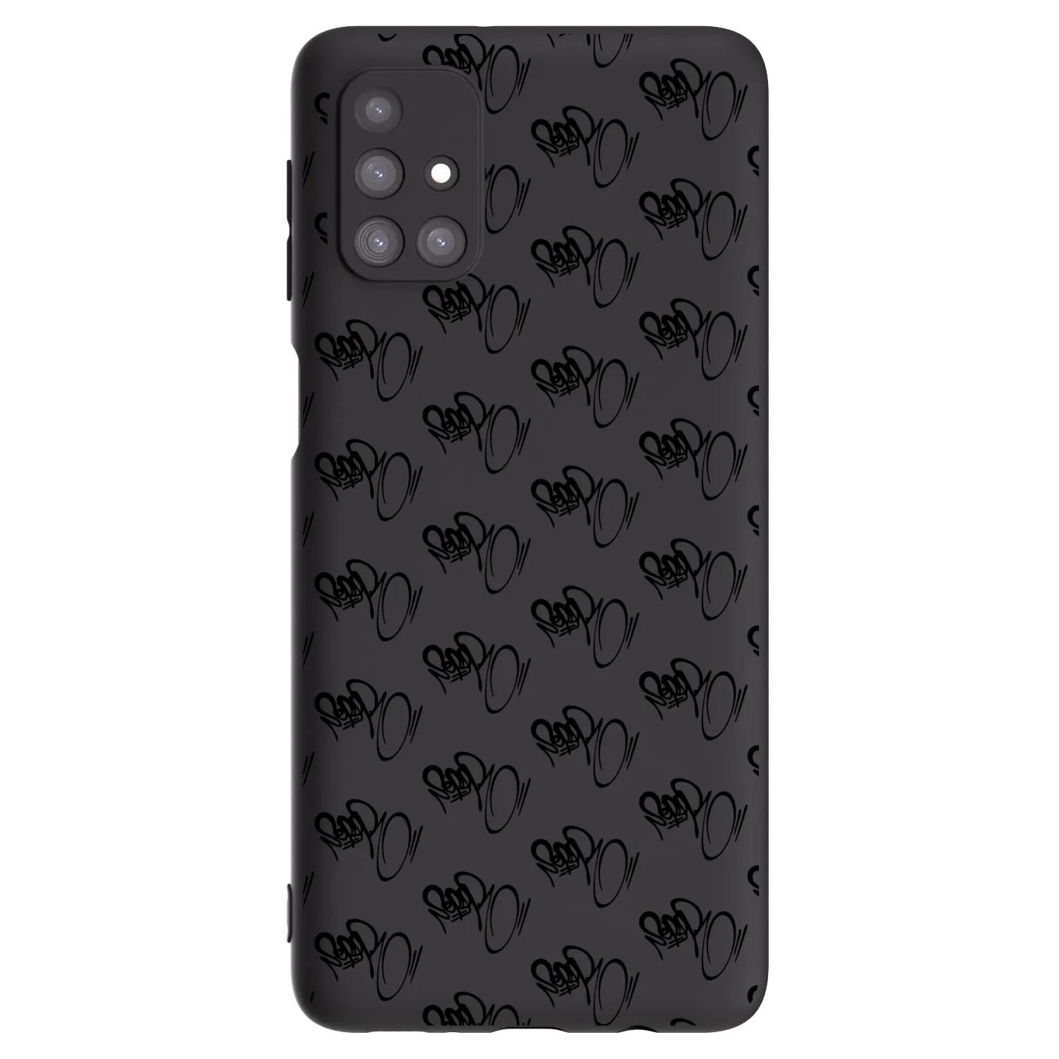 Picasee silikónový čierny obal pre Samsung Galaxy M31s - Separ - Black On Black 1