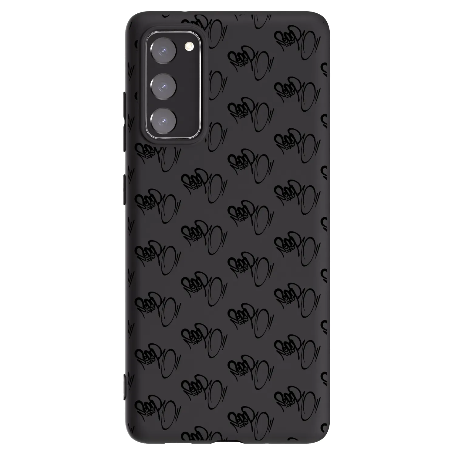 Picasee silikónový čierny obal pre Samsung Galaxy S20 FE - Separ - Black On Black 1