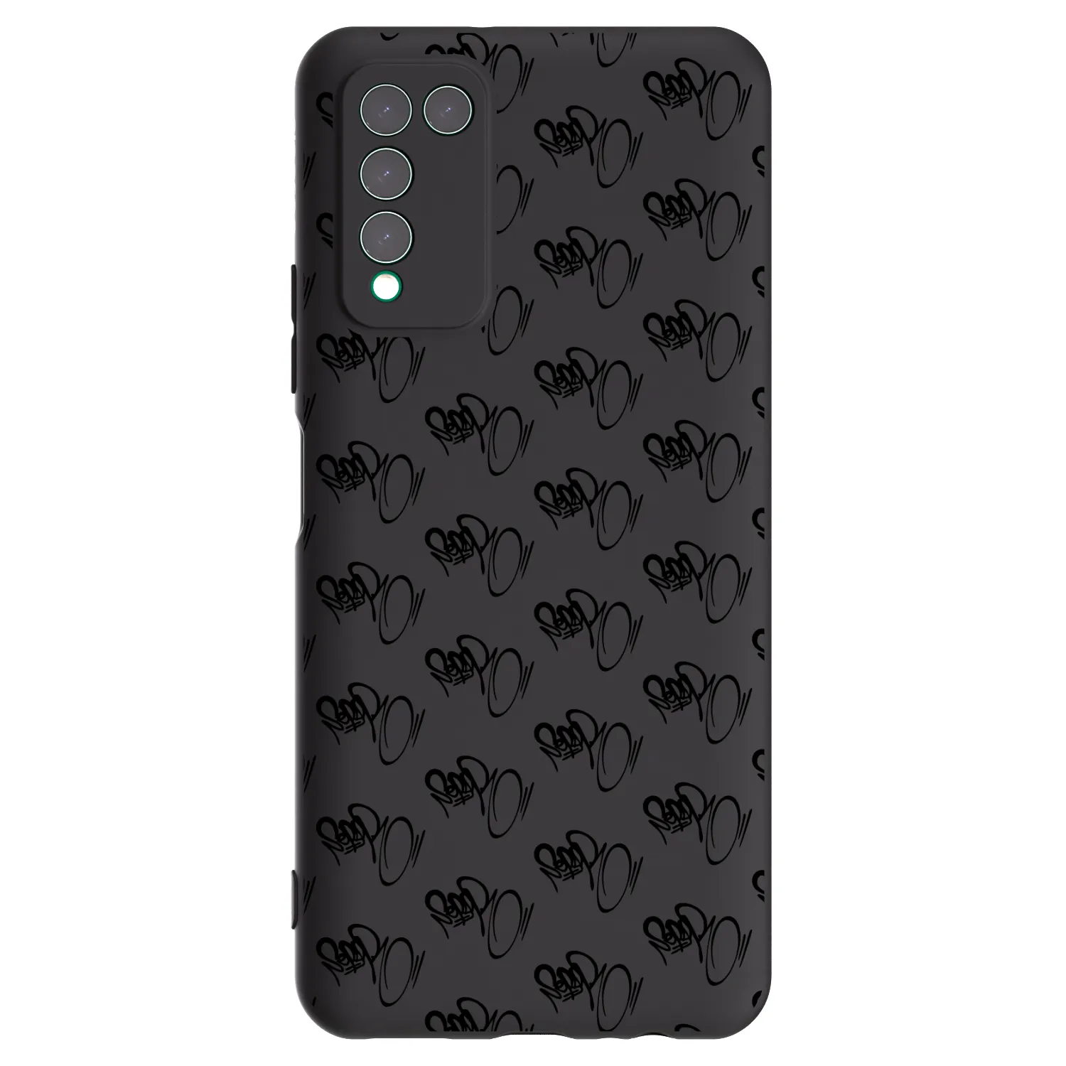 Picasee silikónový čierny obal pre Honor 10X Lite - Separ - Black On Black 1