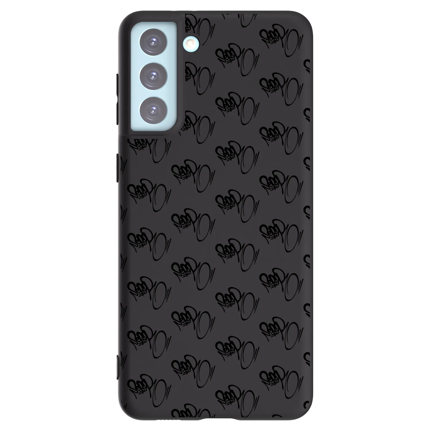 Picasee silikónový čierny obal pre Samsung Galaxy S21+ 5G G996F - Separ - Black On Black 1