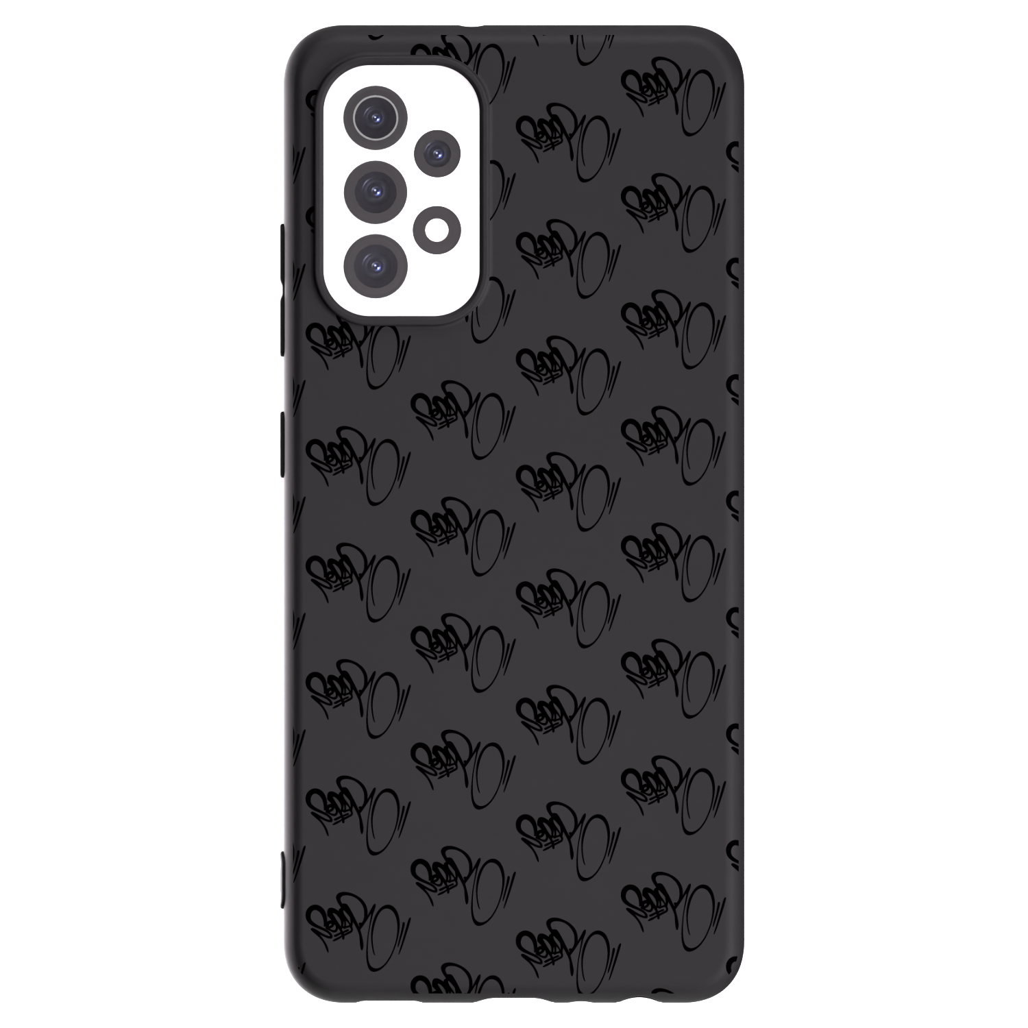 Picasee silikónový čierny obal pre Samsung Galaxy A32 5G A326B - Separ - Black On Black 1