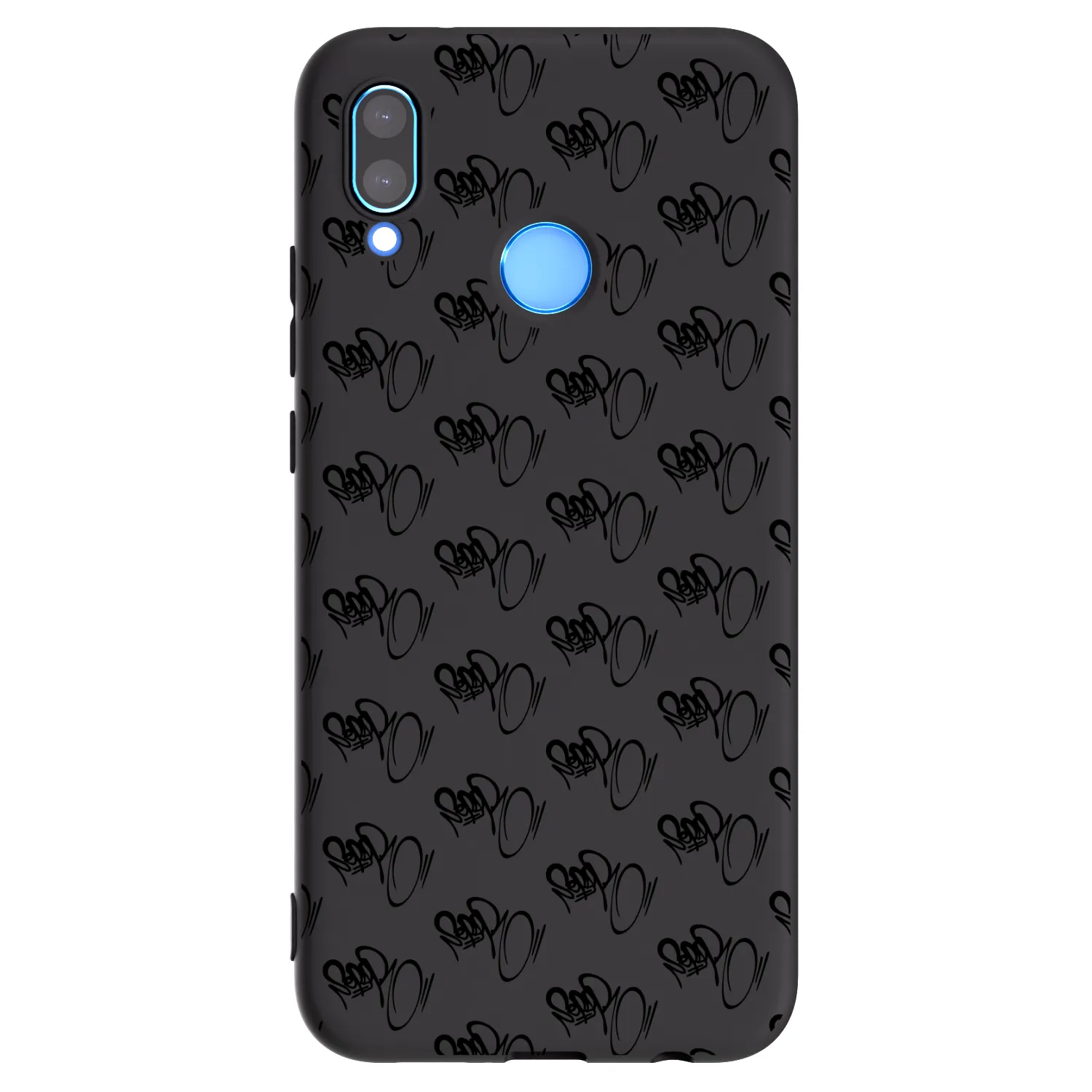 Picasee silikónový čierny obal pre Huawei P20 Lite - Separ - Black On Black 1