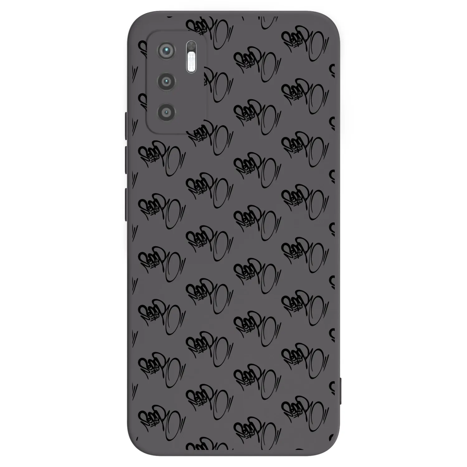 Picasee silikónový čierny obal pre Xiaomi Redmi Note 10 5G - Separ - Black On Black 1
