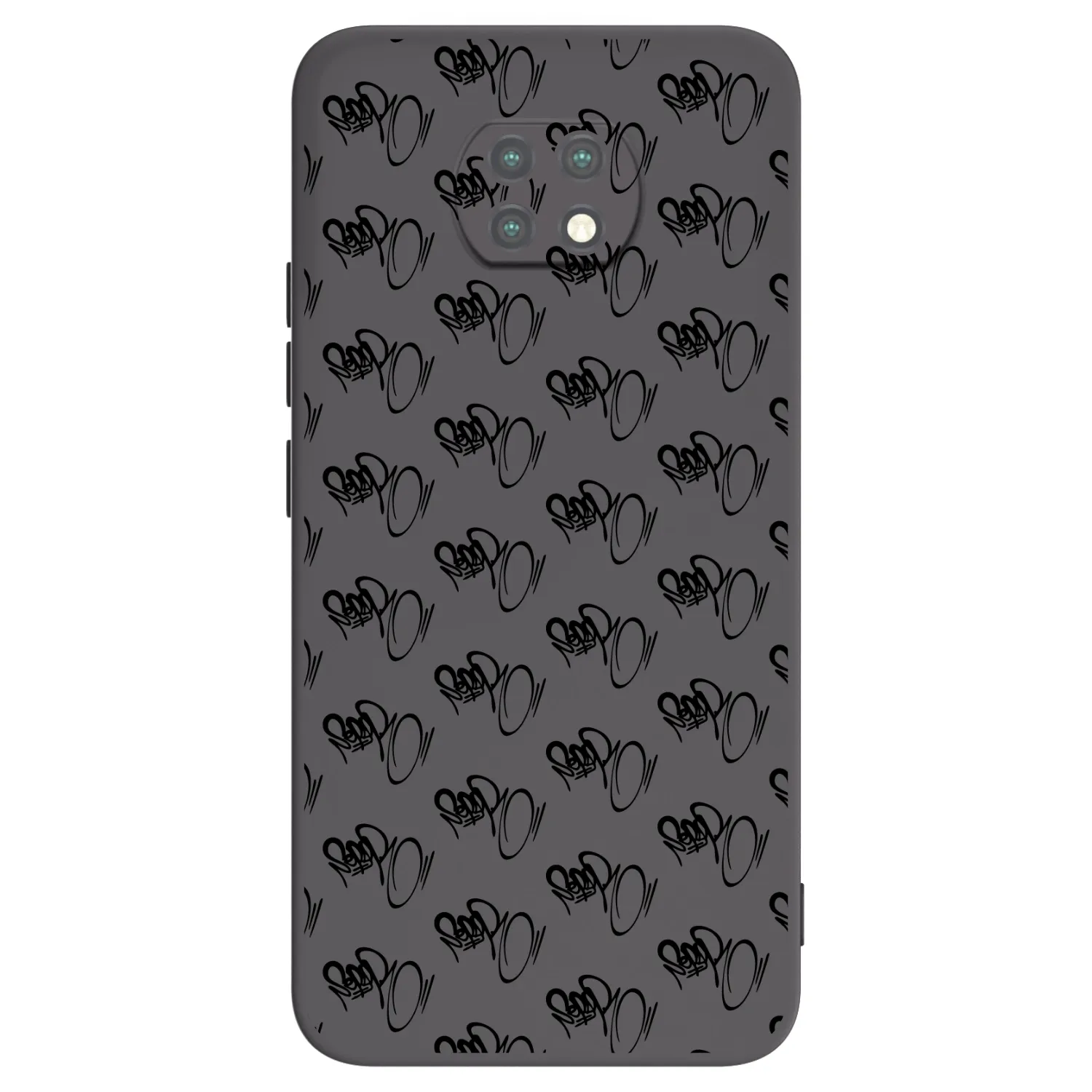 Picasee silikónový čierny obal pre Xiaomi Redmi Note 9T - Separ - Black On Black 1
