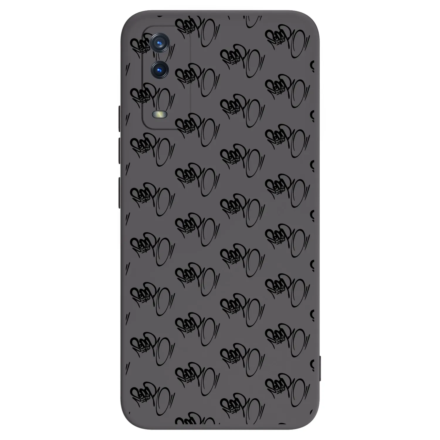Picasee silikónový čierny obal pre Vivo Y11s - Separ - Black On Black 1