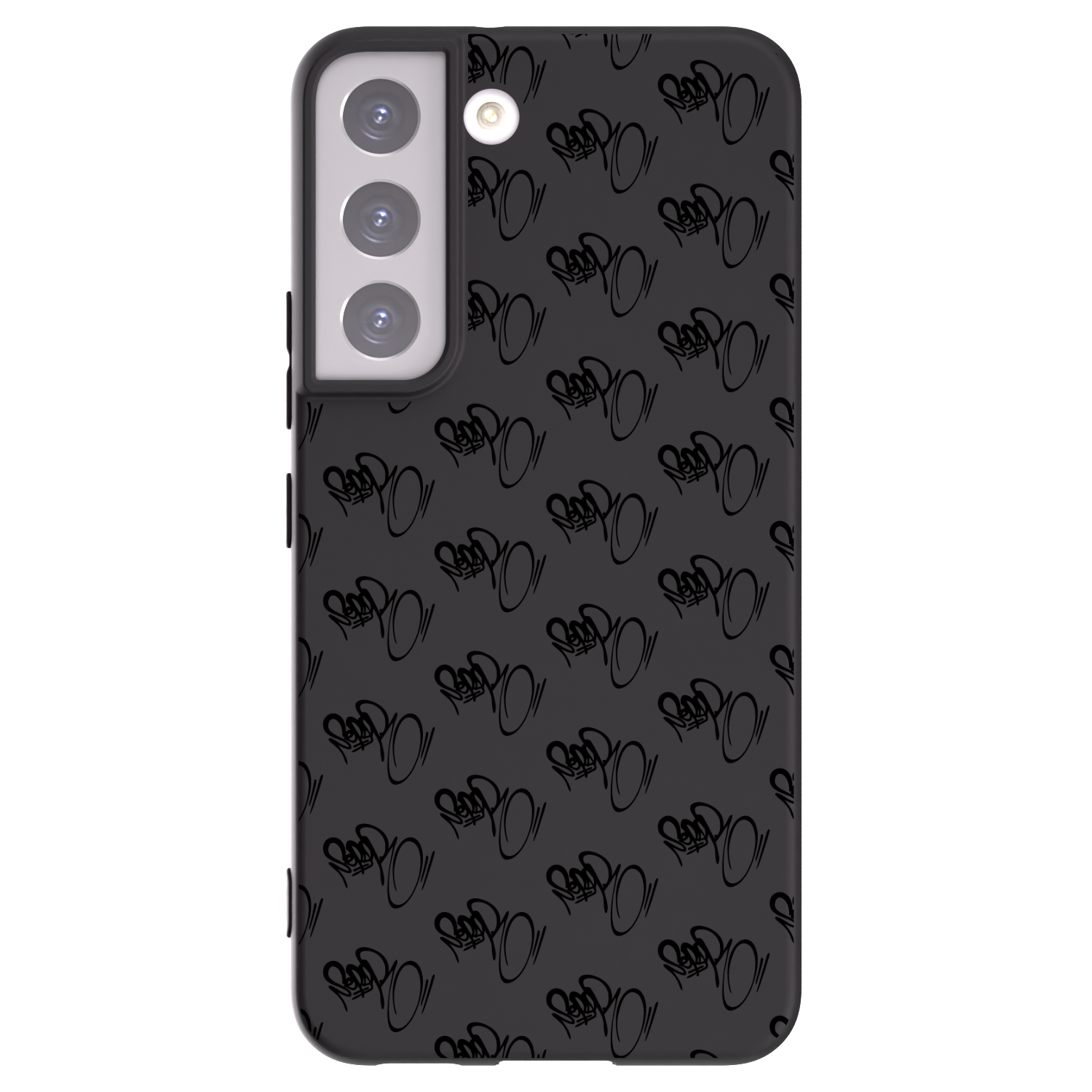 Picasee silikónový čierny obal pre Samsung Galaxy S22 5G - Separ - Black On Black 1