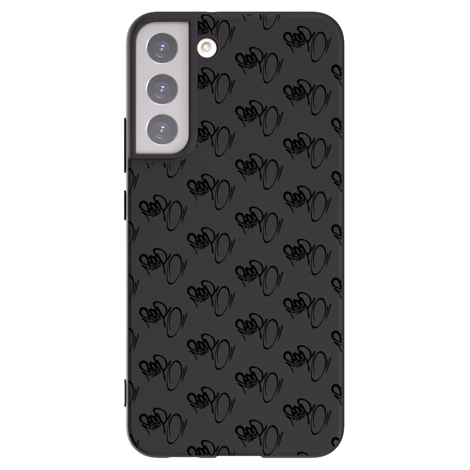 Picasee silikónový čierny obal pre Samsung Galaxy S22+ 5G - Separ - Black On Black 1