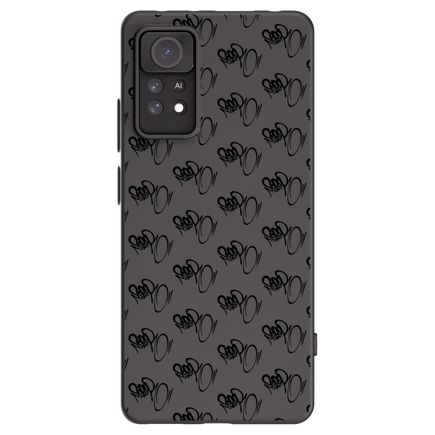 Picasee silikónový čierny obal pre Xiaomi Redmi Note 11 Pro 5G - Separ - Black On Black 1