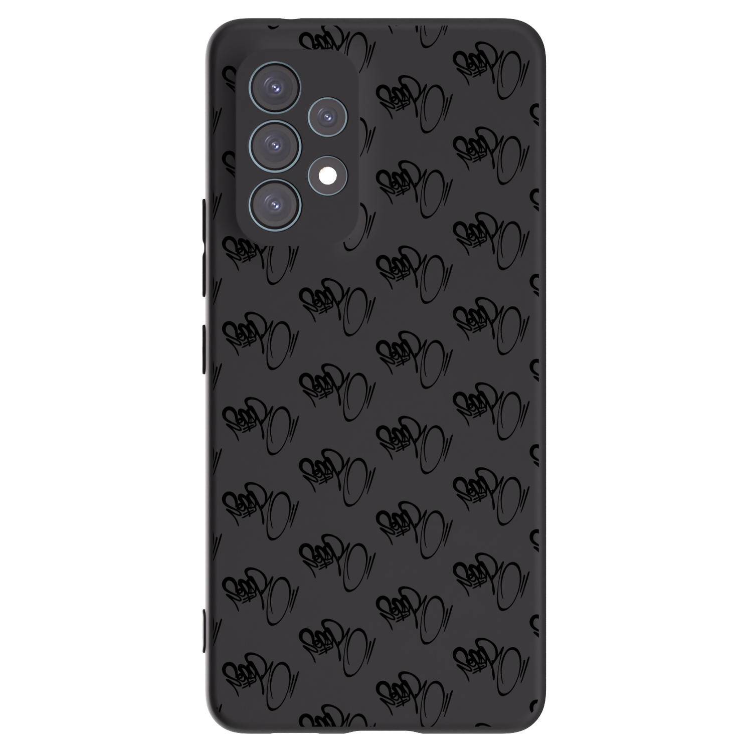 Picasee silikónový čierny obal pre Samsung Galaxy A53 5G A536 - Separ - Black On Black 1