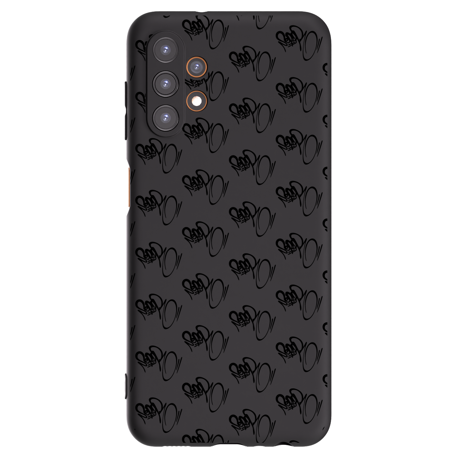 Silikónový čierny obal pre Samsung Galaxy A13 4G A135 - Separ - Black On Black 1