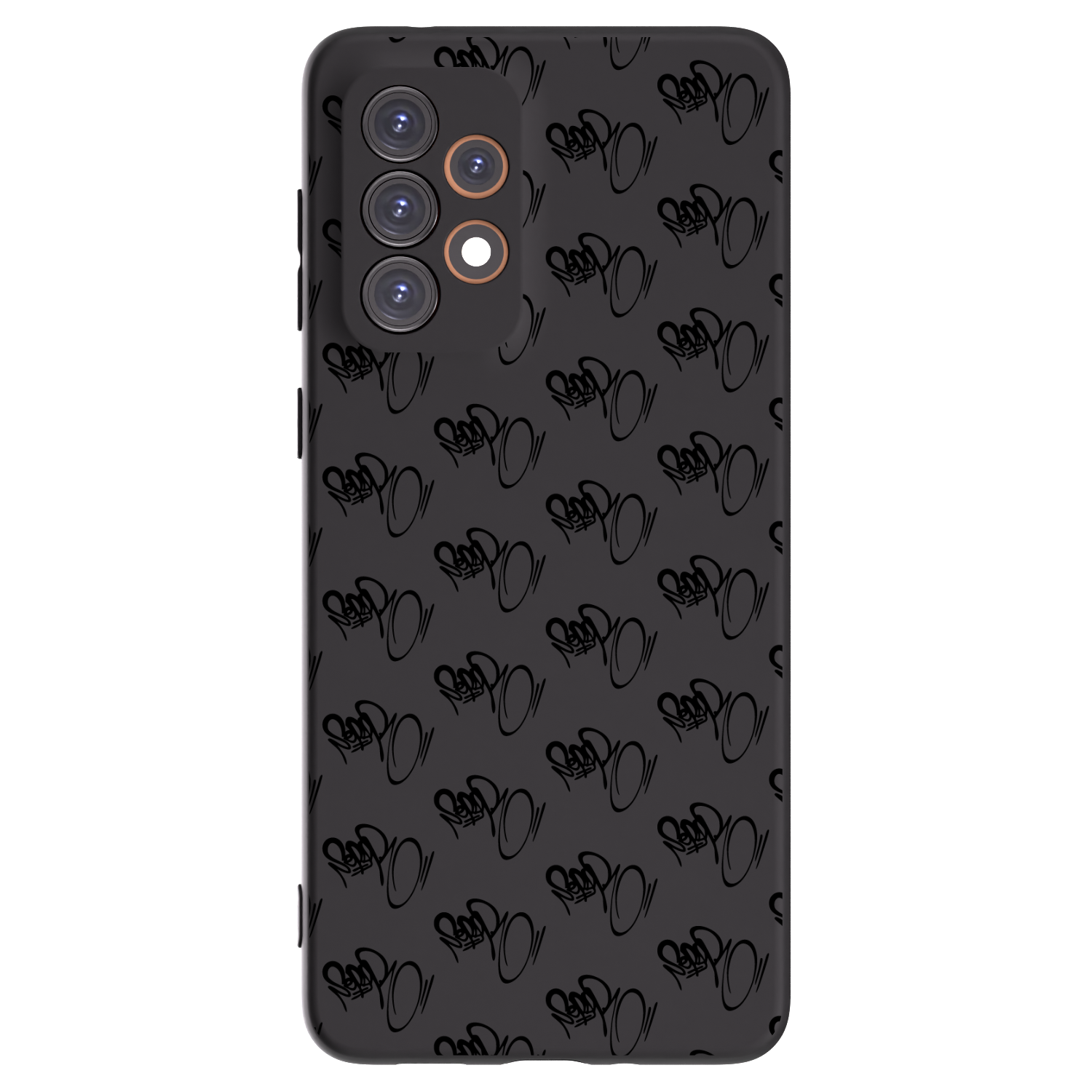 Picasee silikónový čierny obal pre Samsung Galaxy A33 5G A336 - Separ - Black On Black 1