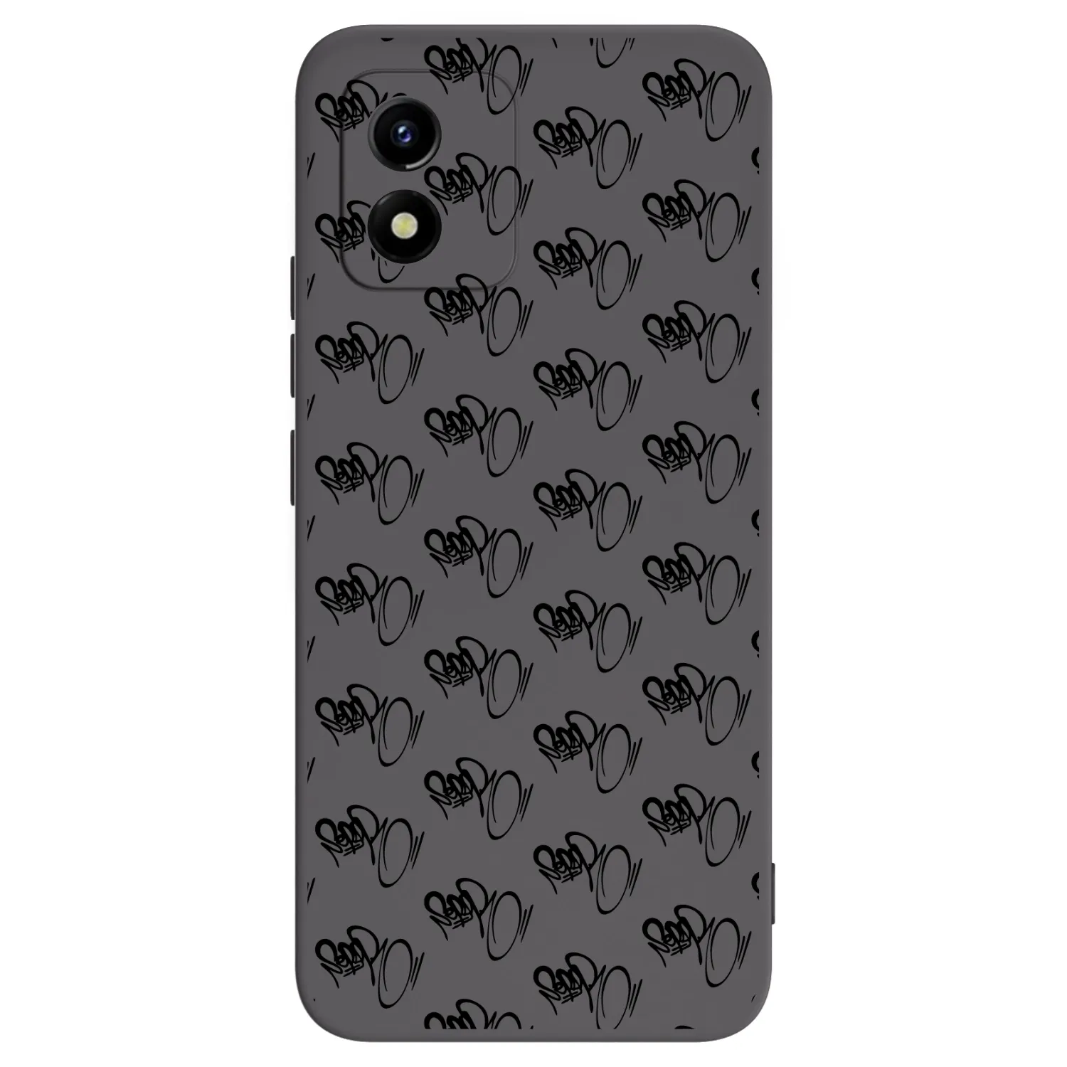 Picasee silikónový čierny obal pre Vivo Y01 - Separ - Black On Black 1