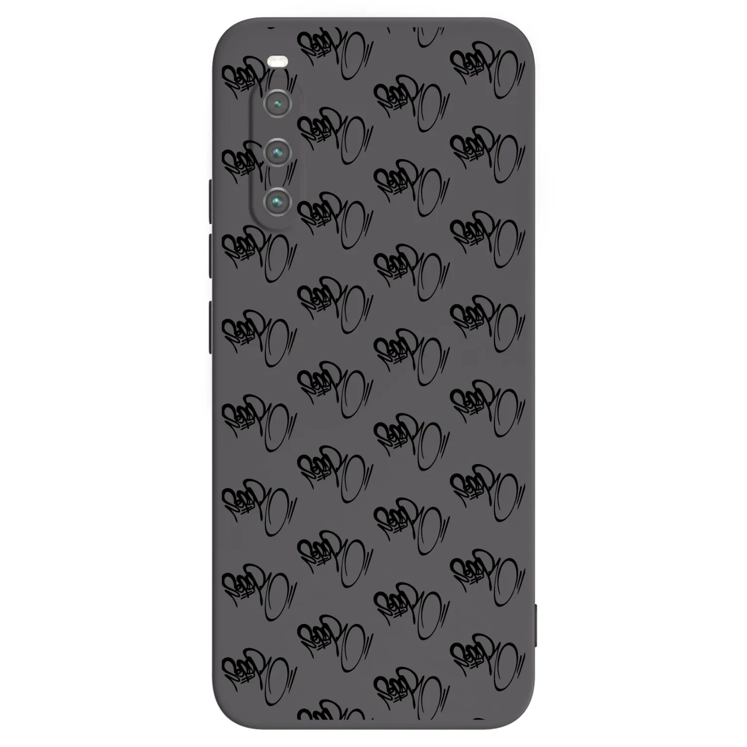 Picasee silikónový čierny obal pre Sony Xperia 10 IV 5G - Separ - Black On Black 1