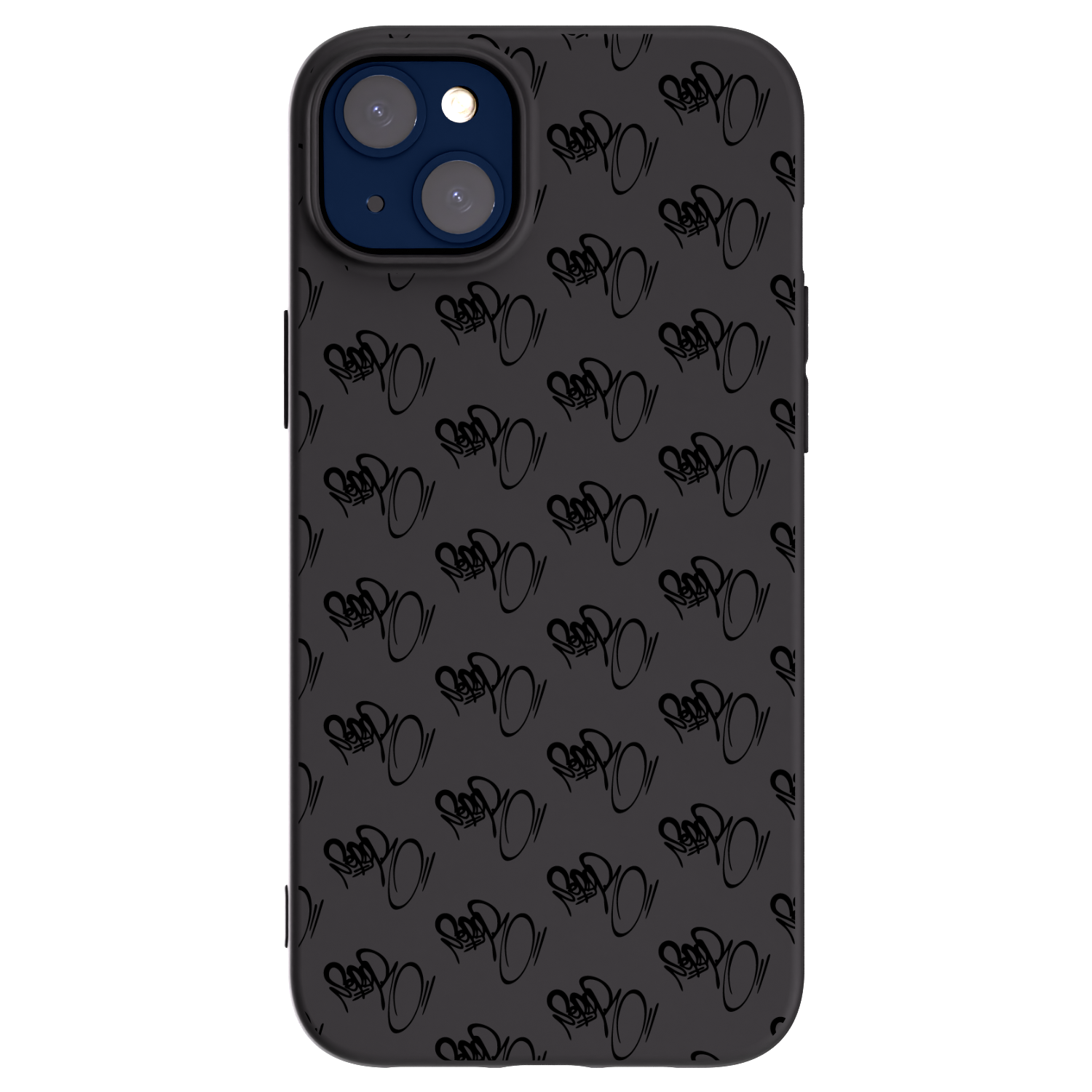 Picasee silikónový čierny obal pre Apple iPhone 14 Plus - Separ - Black On Black 1