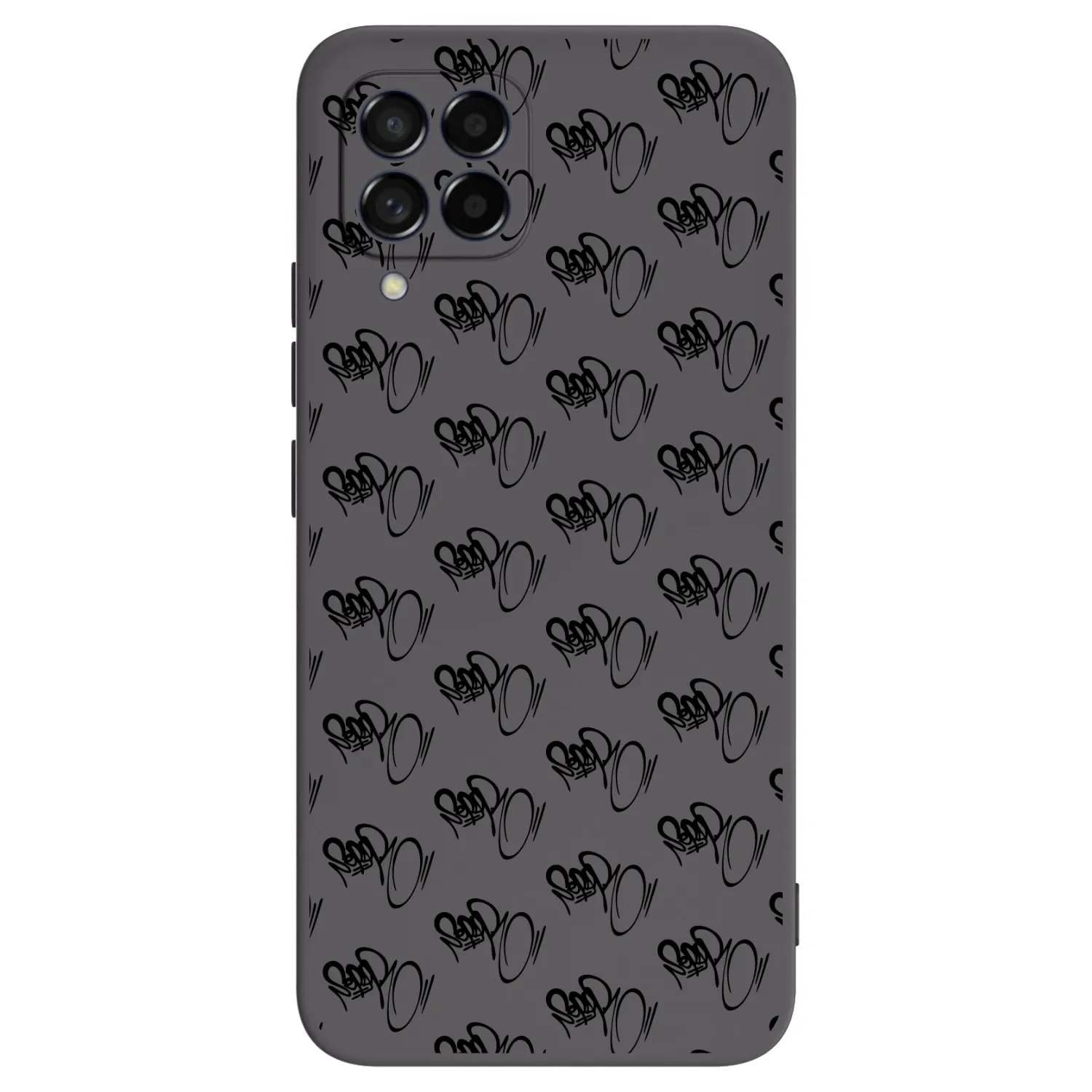 Picasee silikónový čierny obal pre Samsung Galaxy M53 5G - Separ - Black On Black 1