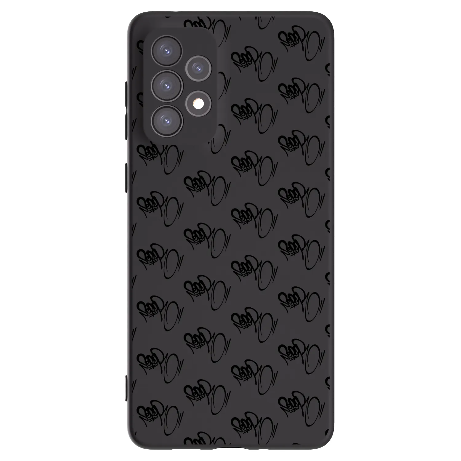 Picasee silikónový čierny obal pre Samsung Galaxy A73 5G - Separ - Black On Black 1