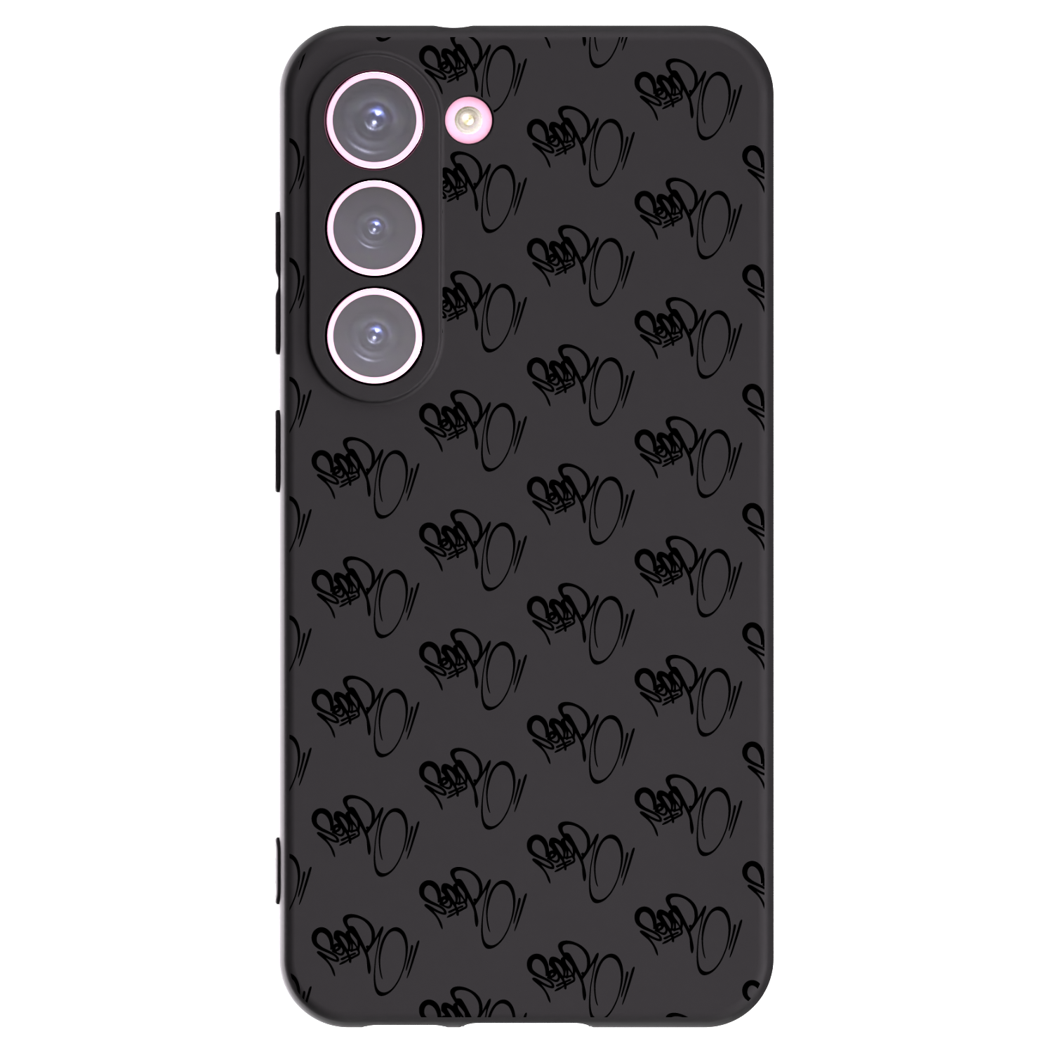 Silikónový čierny obal pre Samsung Galaxy S23 5G - Separ - Black On Black 1