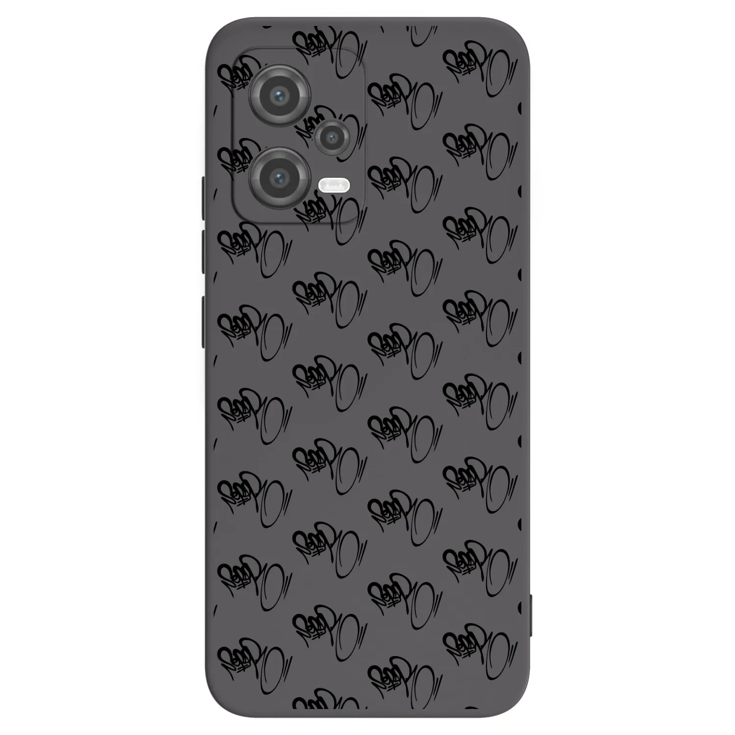 Picasee silikónový čierny obal pre Xiaomi Poco X5 - Separ - Black On Black 1