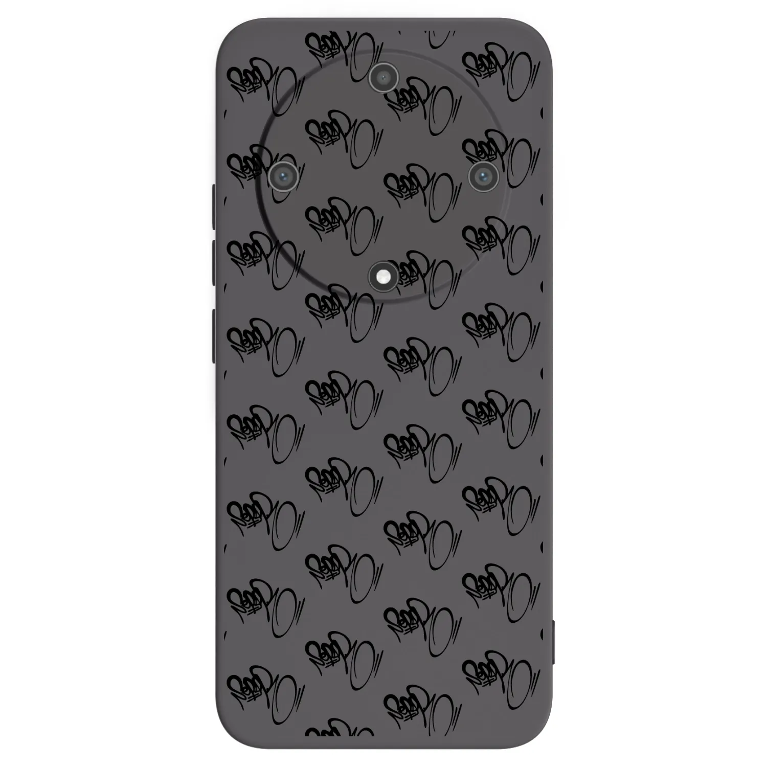 Silikónový čierny obal pre Honor Magic5 Lite 5G - Separ - Black On Black 1