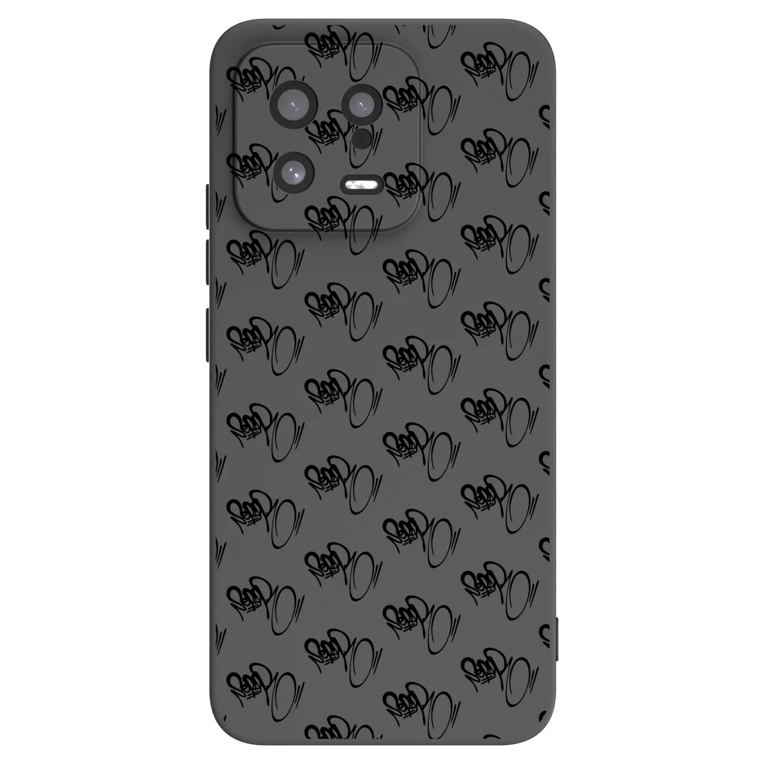 Silikónový čierny obal pre Xiaomi 13 - Separ - Black On Black 1
