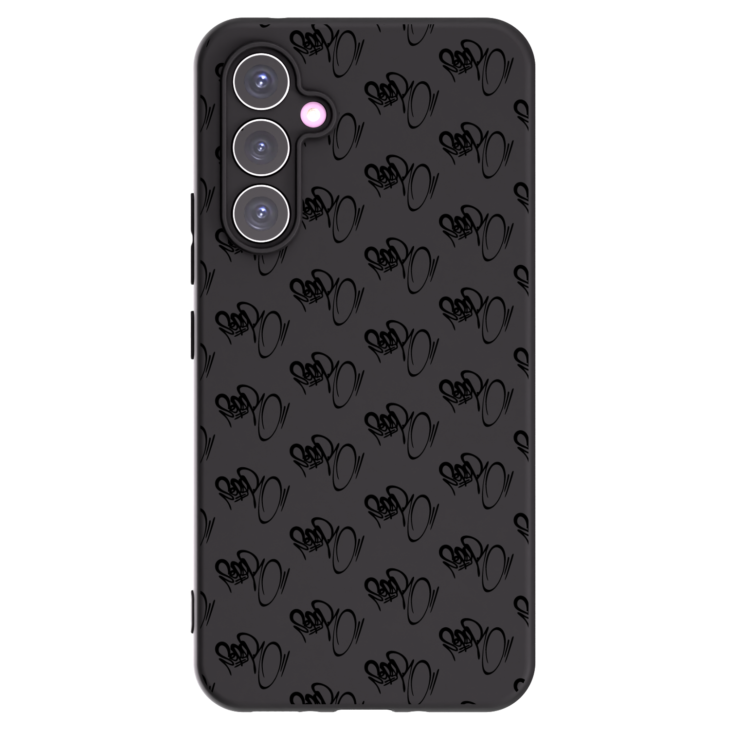 Picasee silikónový čierny obal pre Samsung Galaxy A54 5G A546B - Separ - Black On Black 1