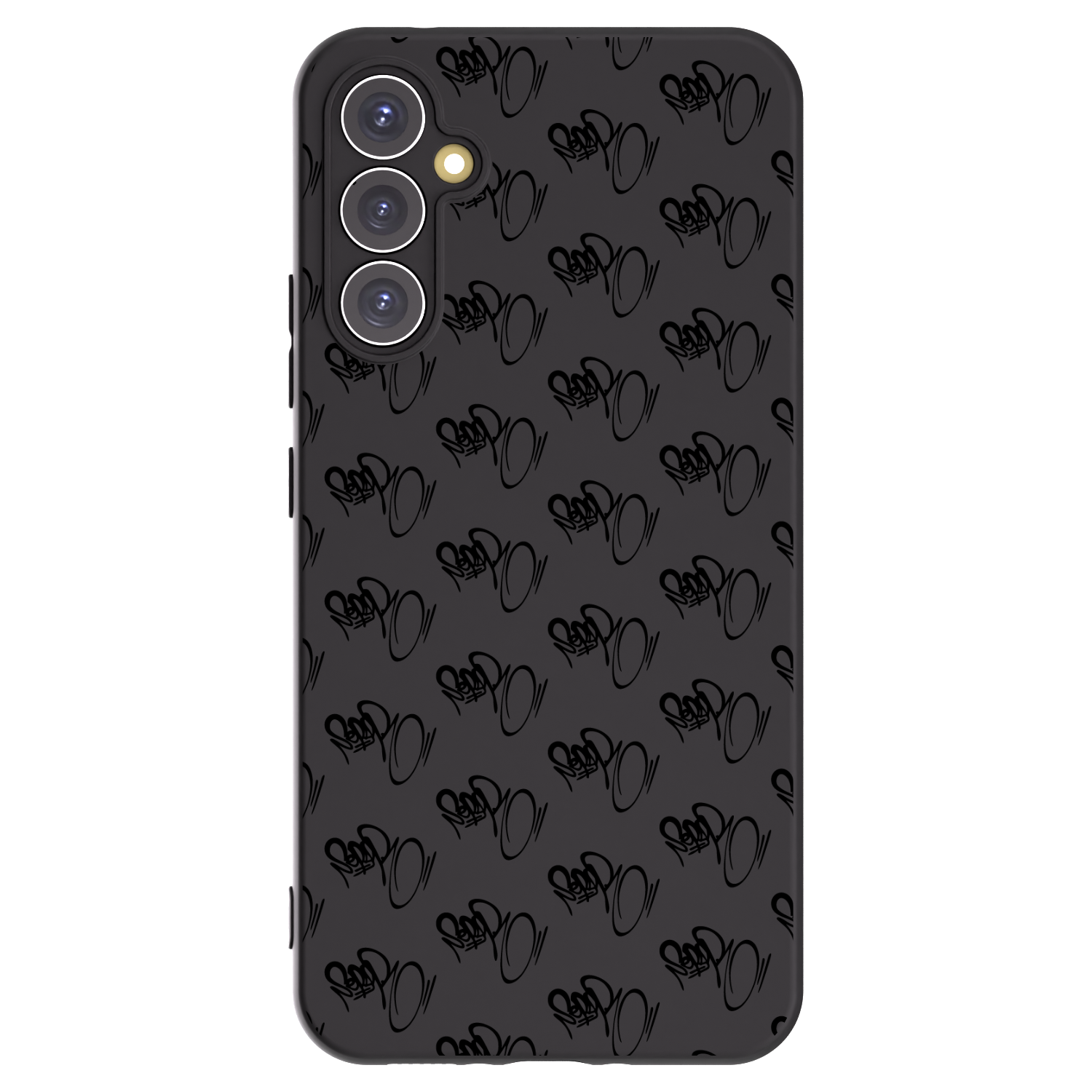 Picasee silikónový čierny obal pre Samsung Galaxy A34 5G A346B - Separ - Black On Black 1