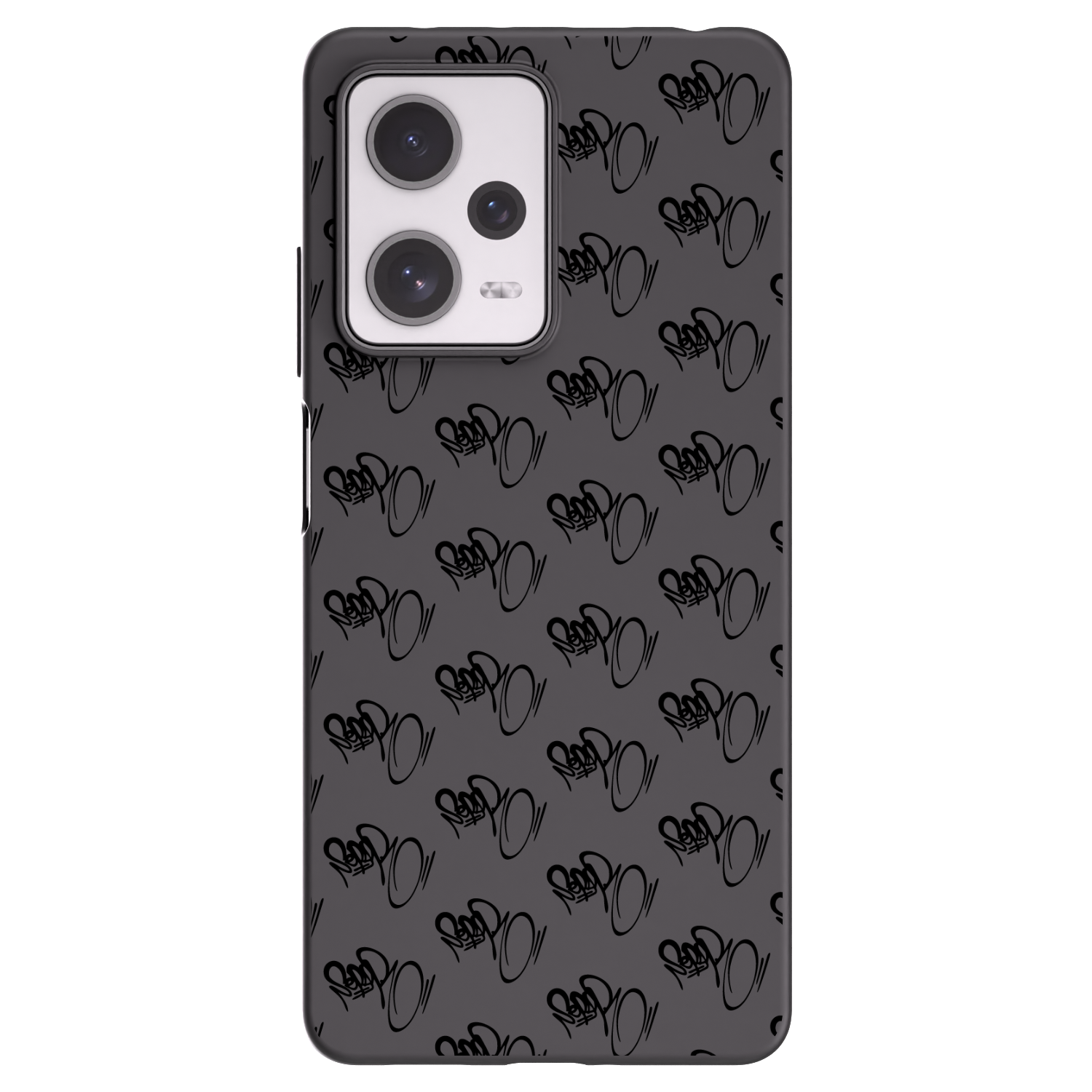 Picasee silikónový čierny obal pre Xiaomi Redmi Note 12 Pro+ 5G - Separ - Black On Black 1
