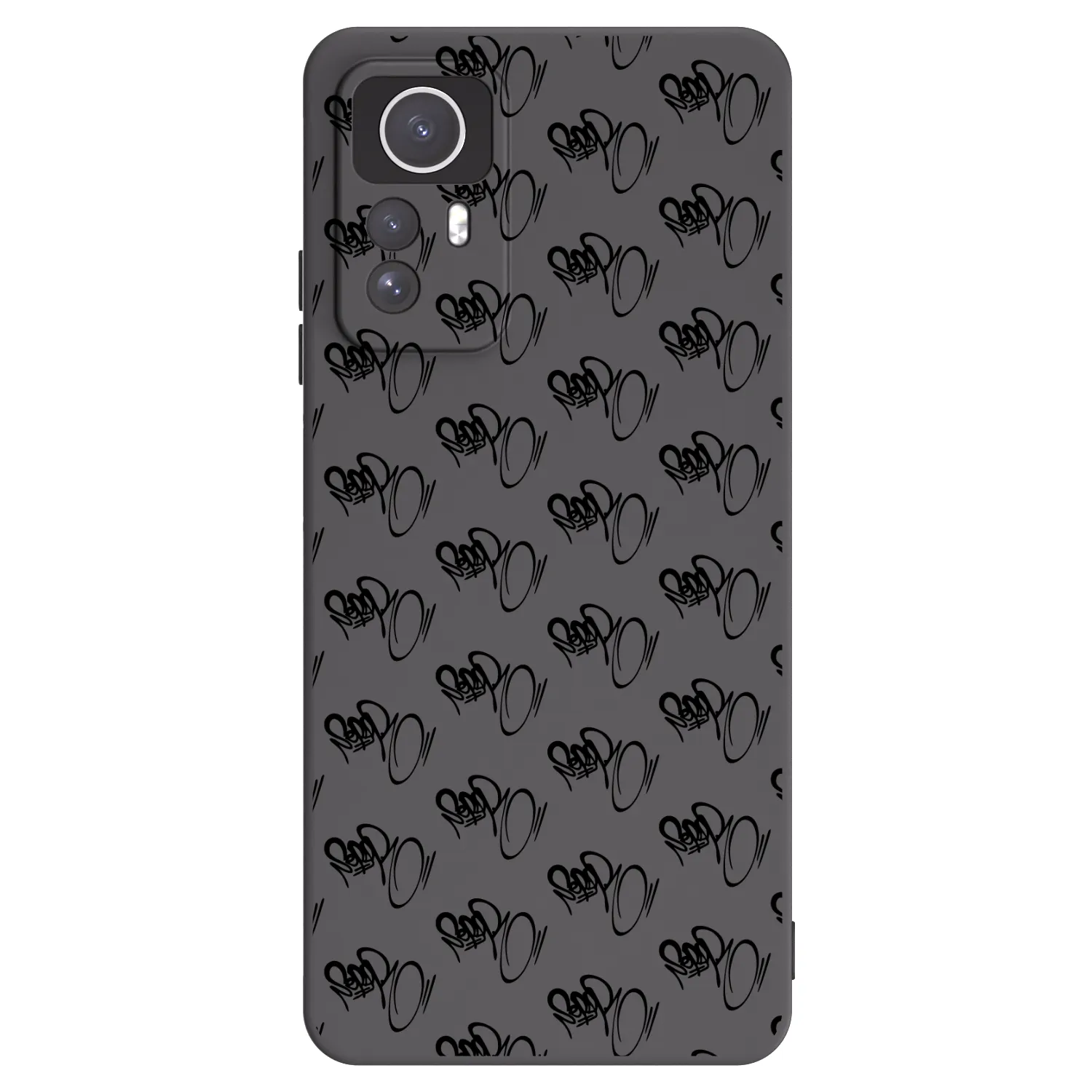 Picasee silikónový čierny obal pre Xiaomi Redmi Note 12S - Separ - Black On Black 1