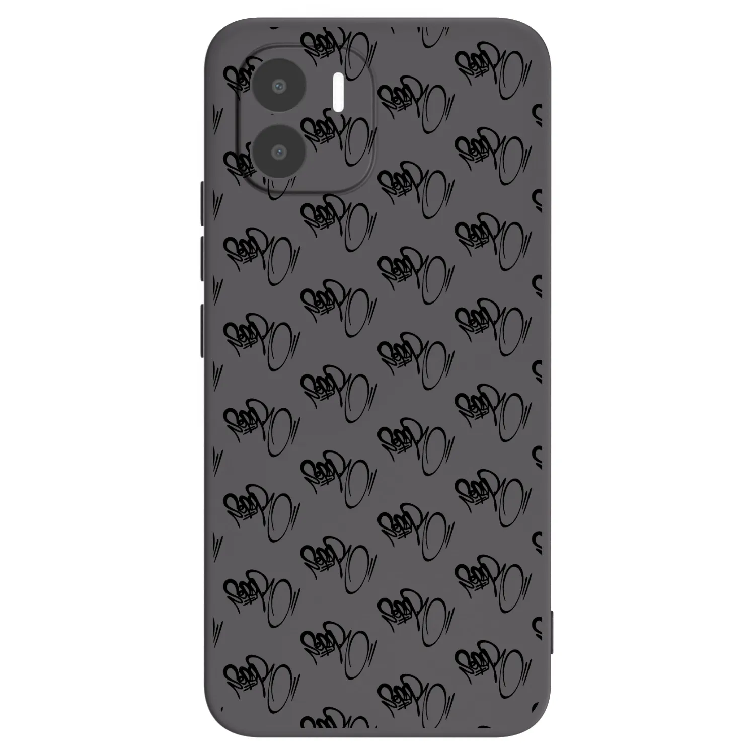 Picasee silikónový čierny obal pre Xiaomi Redmi A2 - Separ - Black On Black 1