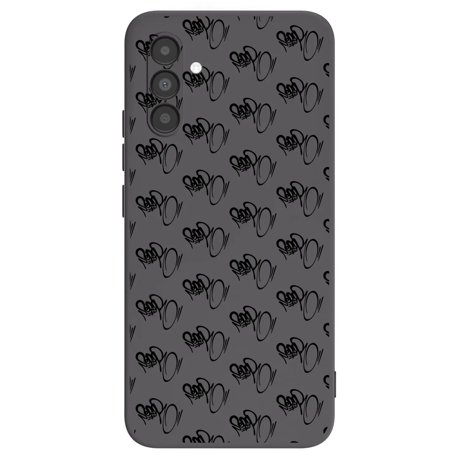 Picasee silikónový čierny obal pre Samsung Galaxy A04s A047F - Separ - Black On Black 1
