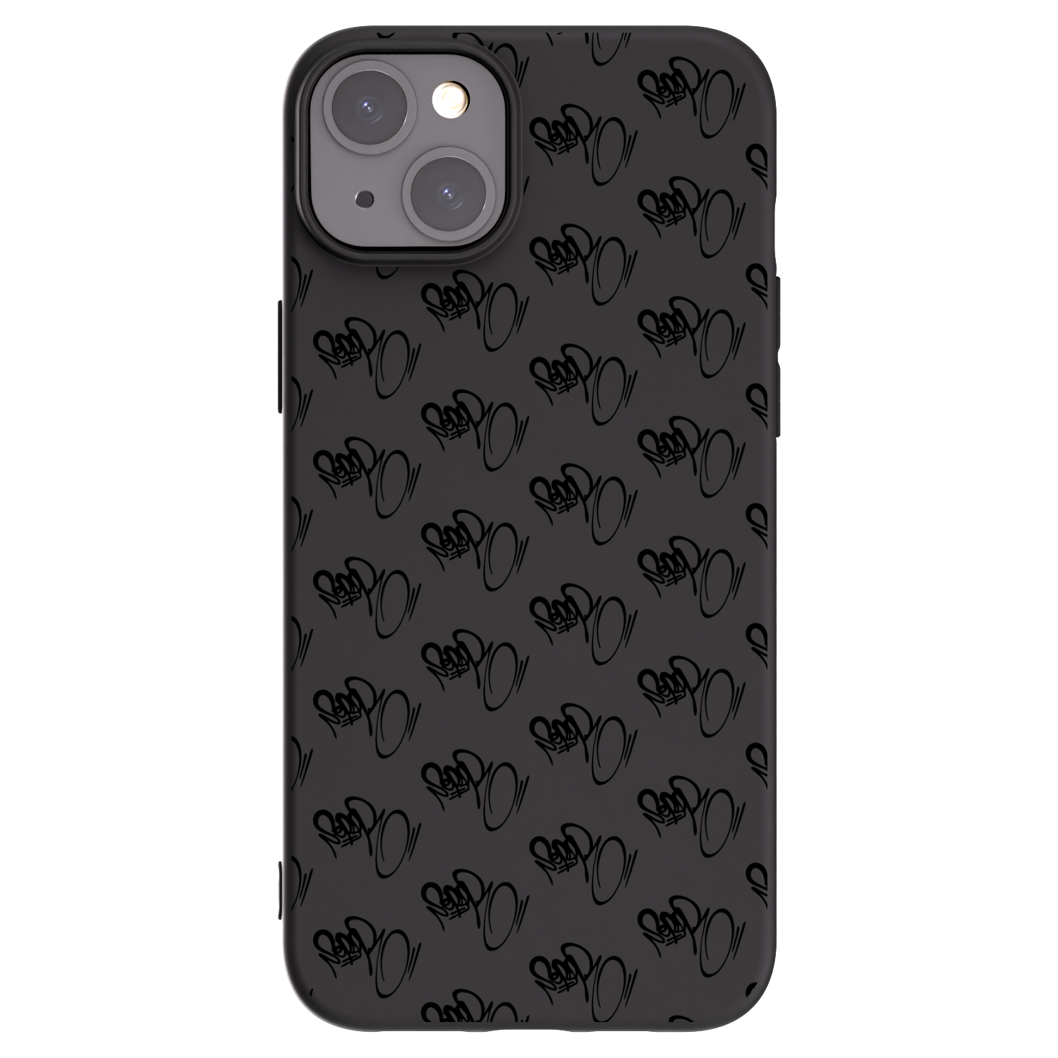 Picasee silikónový čierny obal pre Apple iPhone 15 Plus - Separ - Black On Black 1
