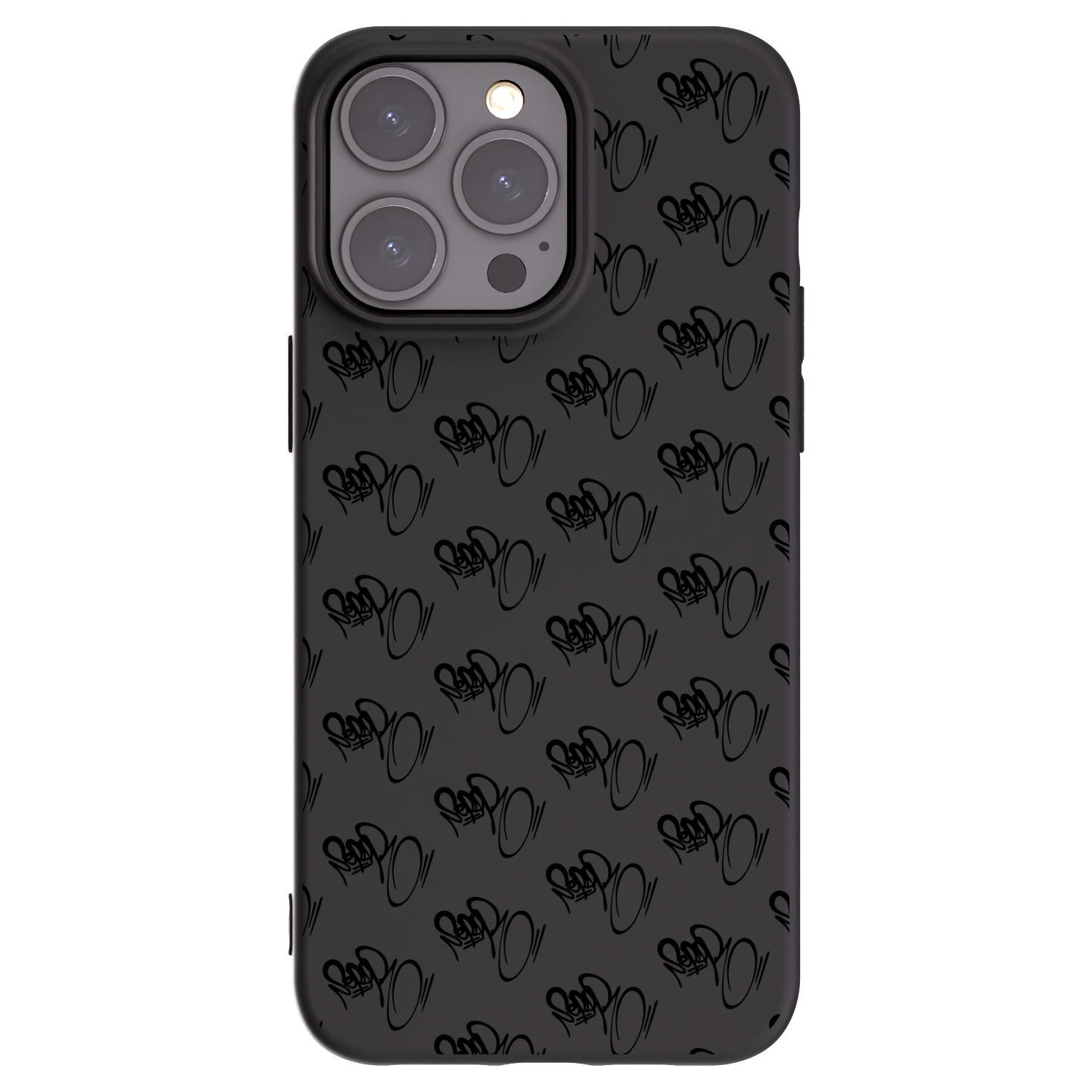 Picasee silikónový čierny obal pre Apple iPhone 15 Pro Max - Separ - Black On Black 1