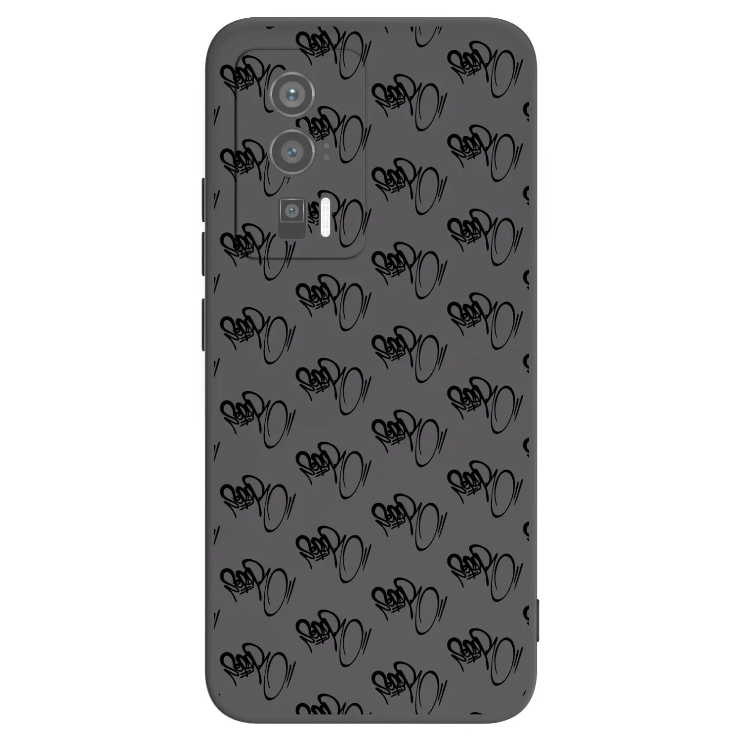 Picasee silikónový čierny obal pre Xiaomi Poco F5 Pro 5G - Separ - Black On Black 1