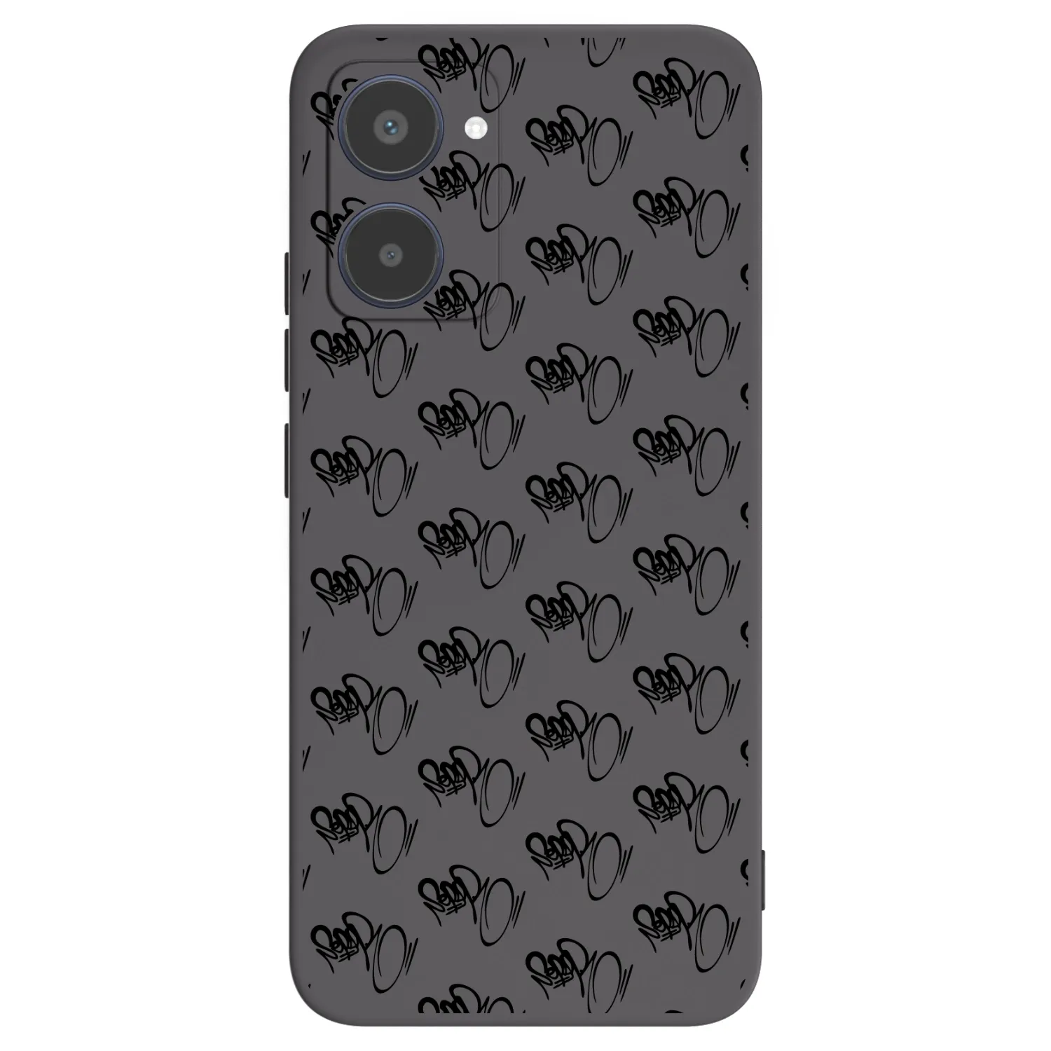 Picasee silikónový čierny obal pre Realme 10 4G - Separ - Black On Black 1