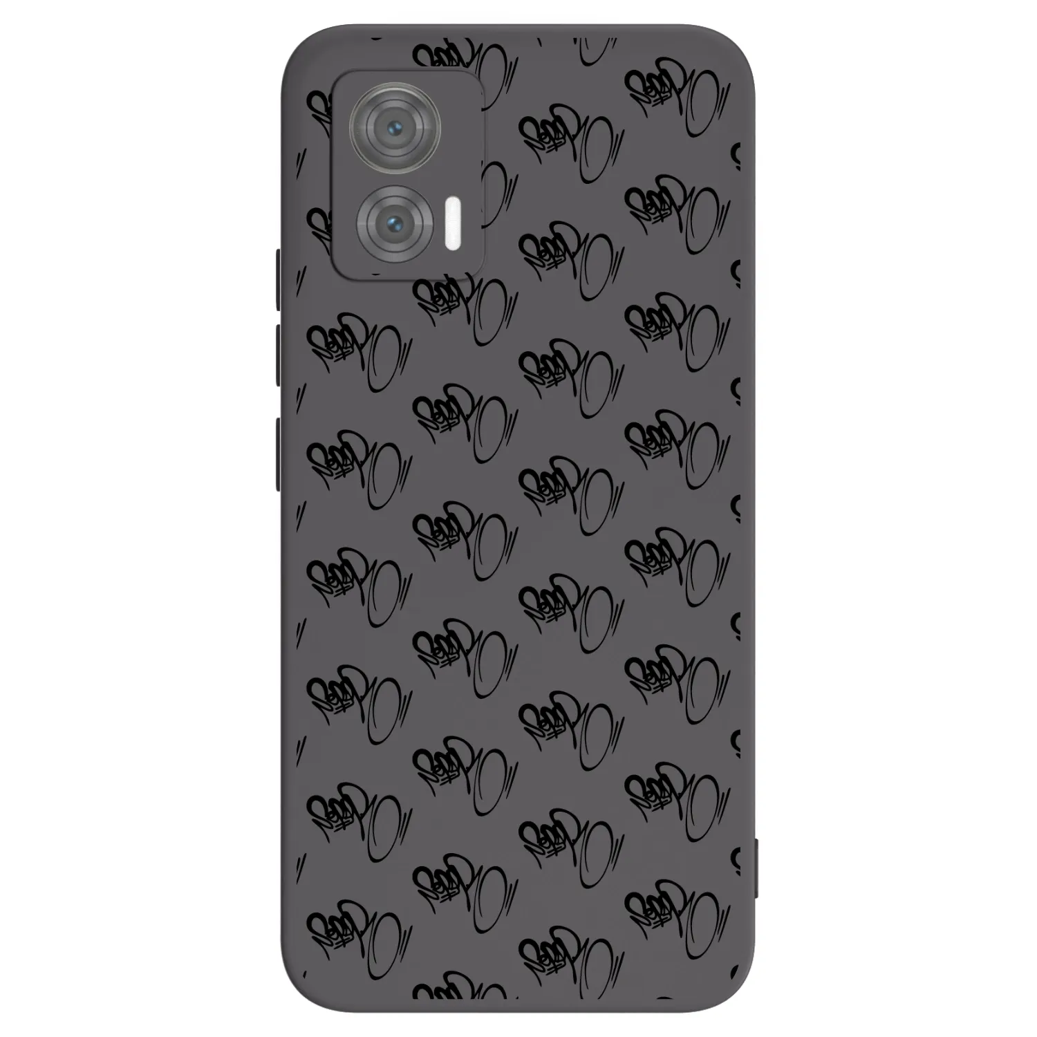 Picasee silikónový čierny obal pre Motorola Edge 30 Neo - Separ - Black On Black 1