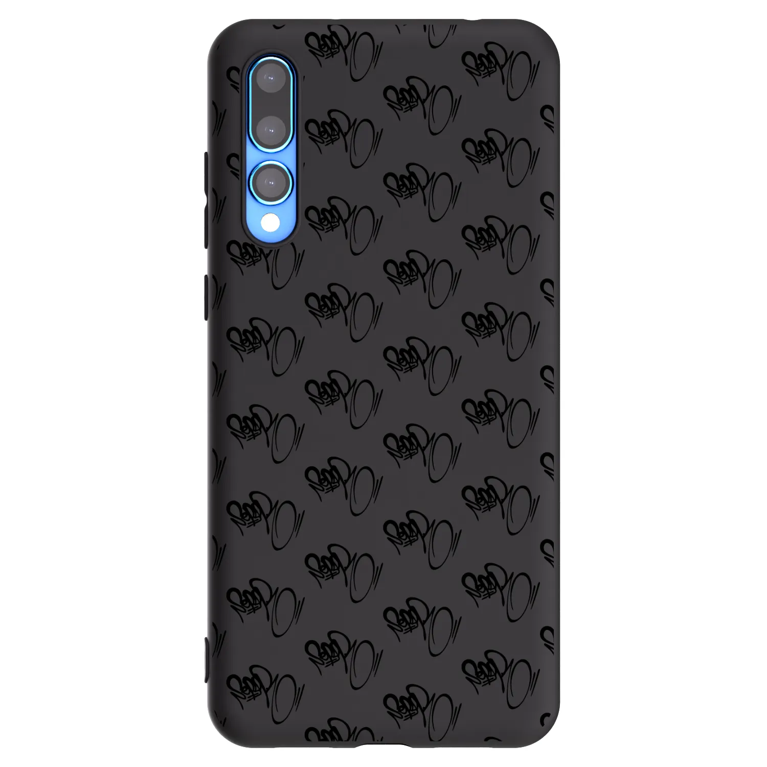 Picasee silikónový čierny obal pre Huawei P20 Pro - Separ - Black On Black 1