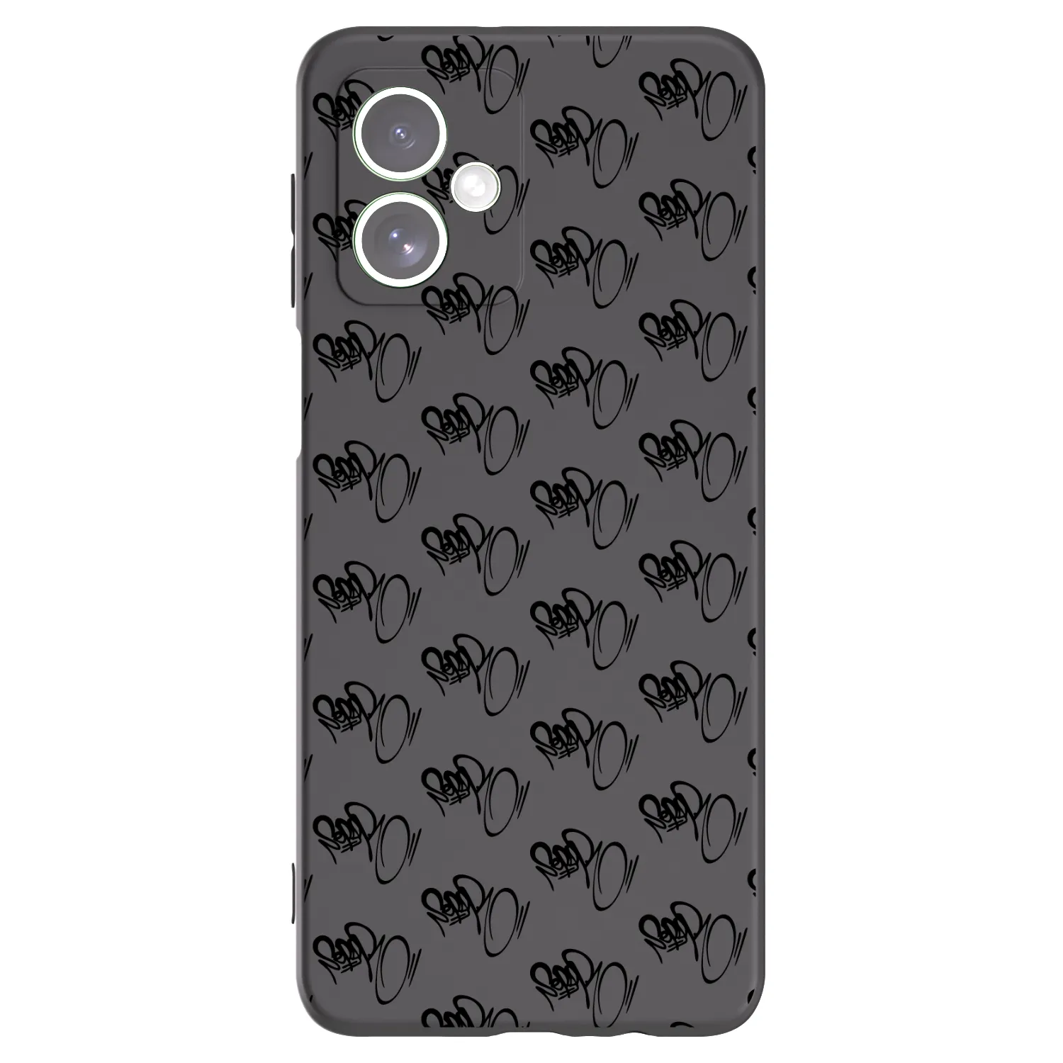 Silikónový čierny obal pre Motorola Moto G54 5G - Separ - Black On Black 1