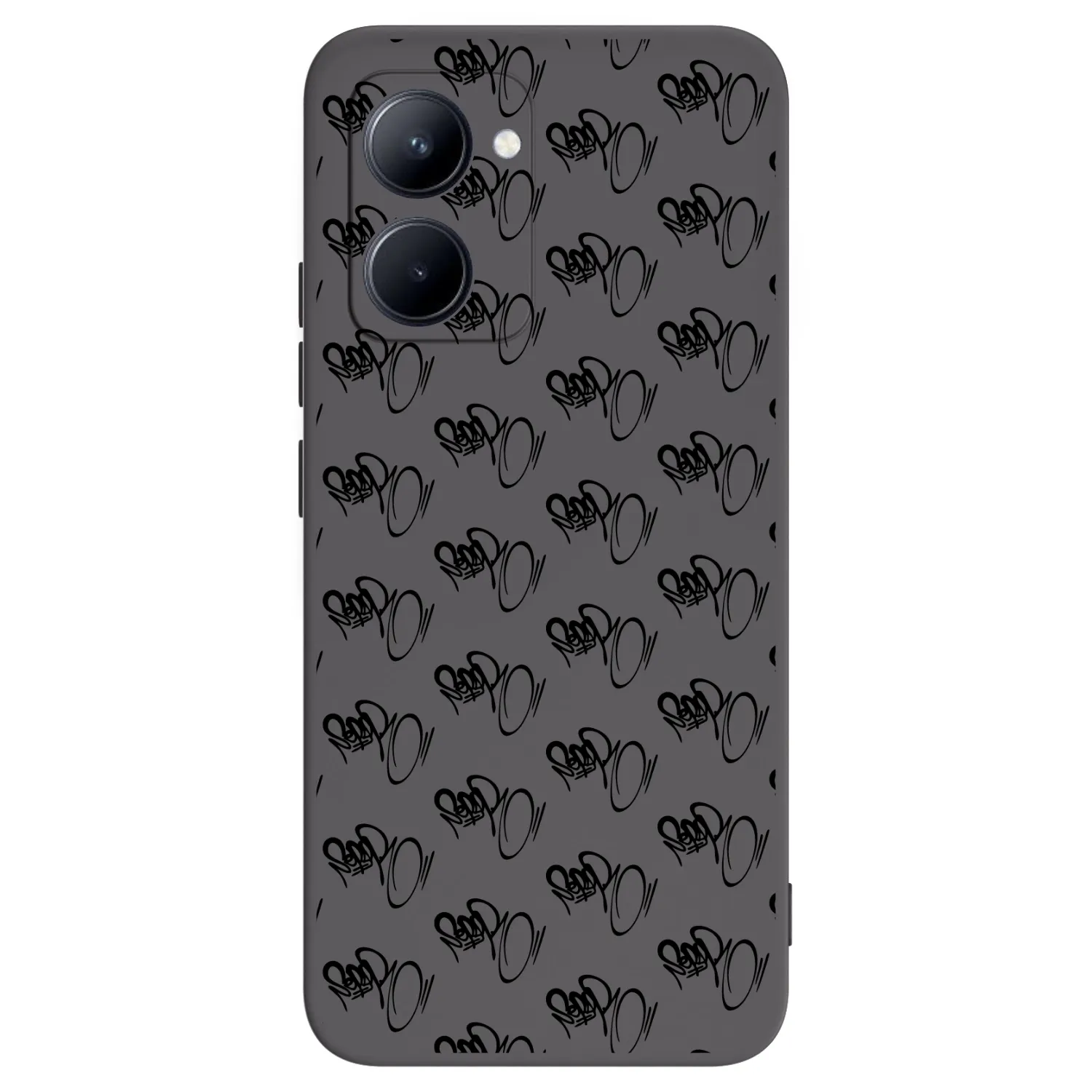 Picasee silikónový čierny obal pre Realme C33 (2023) - Separ - Black On Black 1