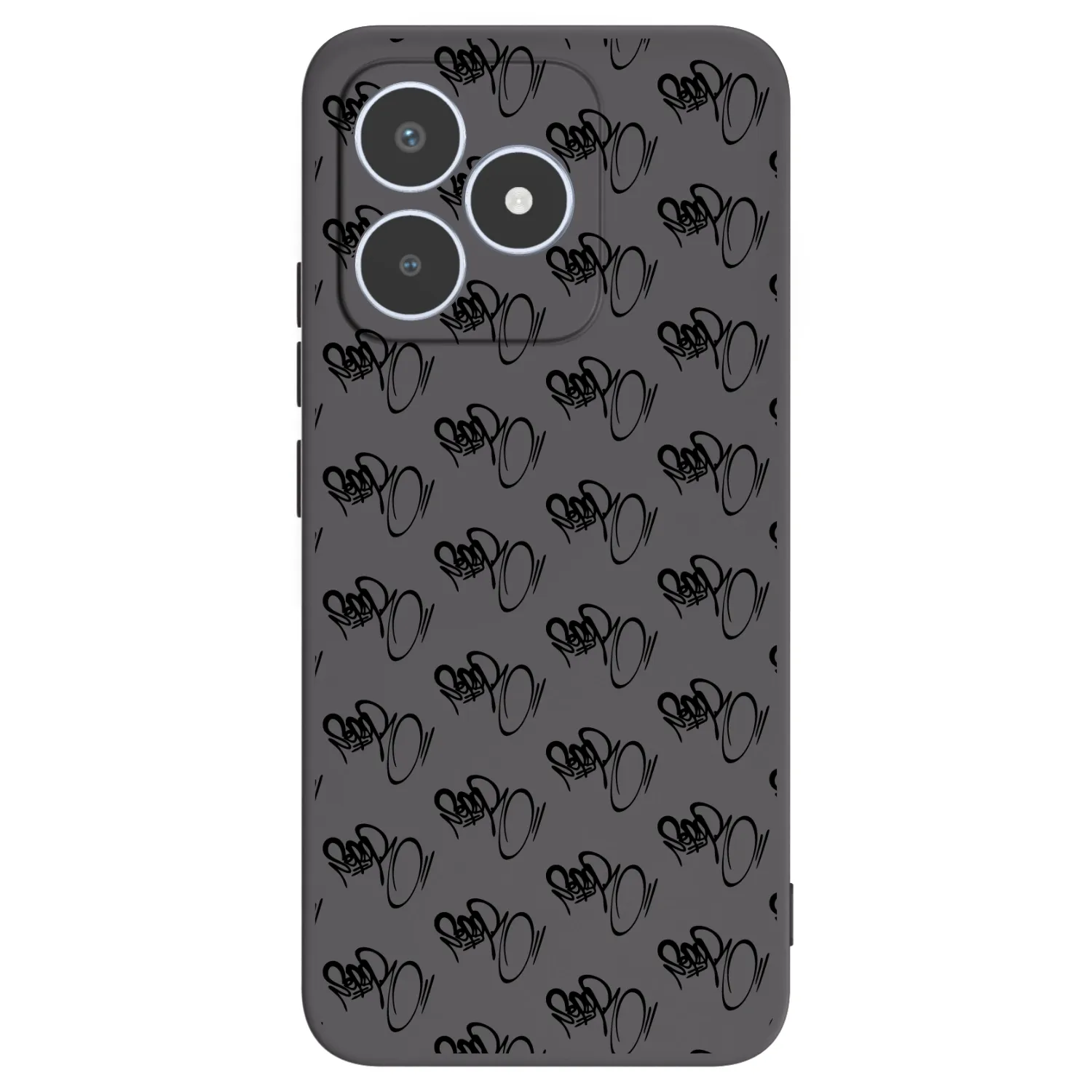 Picasee silikónový čierny obal pre Realme C53 - Separ - Black On Black 1