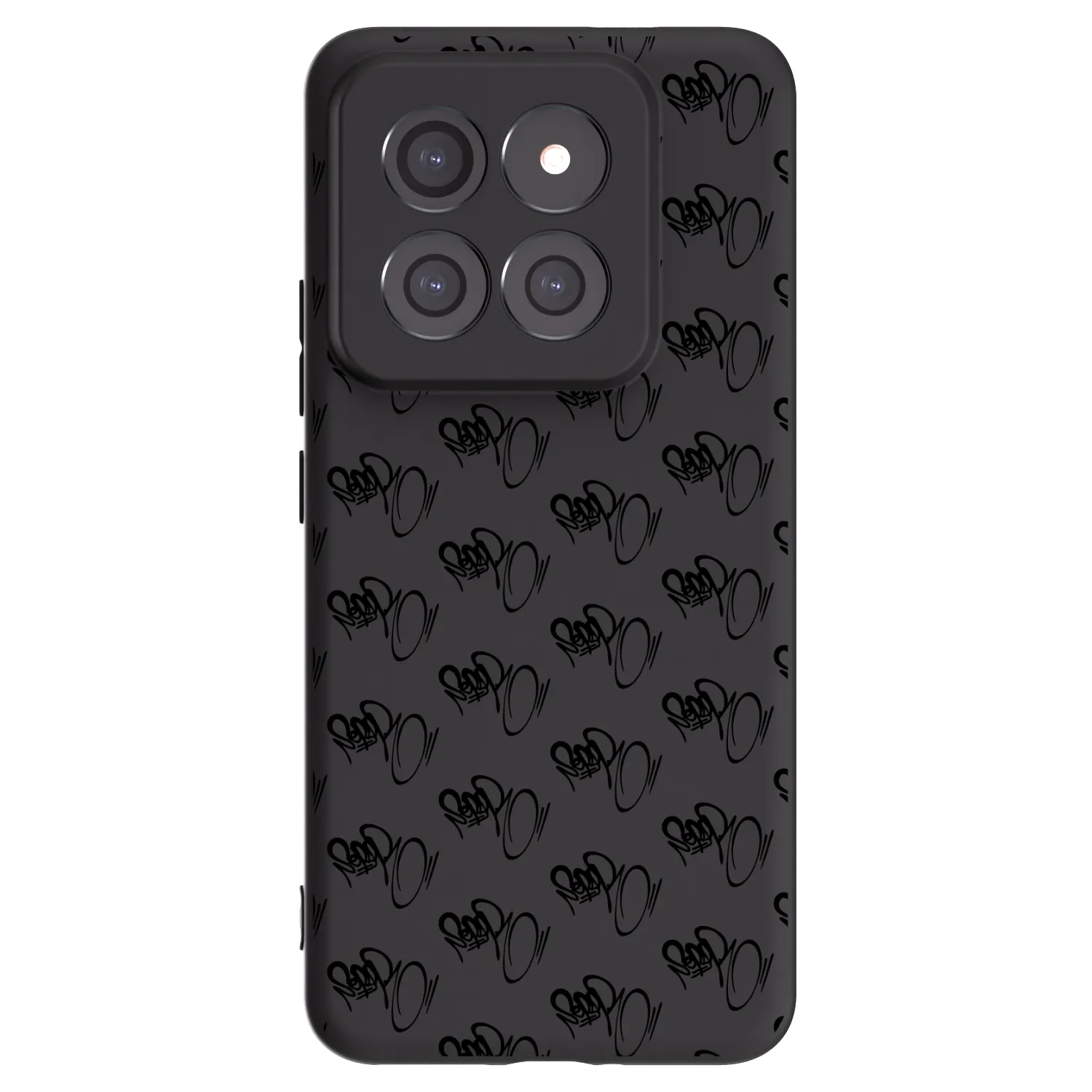 Picasee silikónový čierny obal pre Xiaomi 14 Pro - Separ - Black On Black 1
